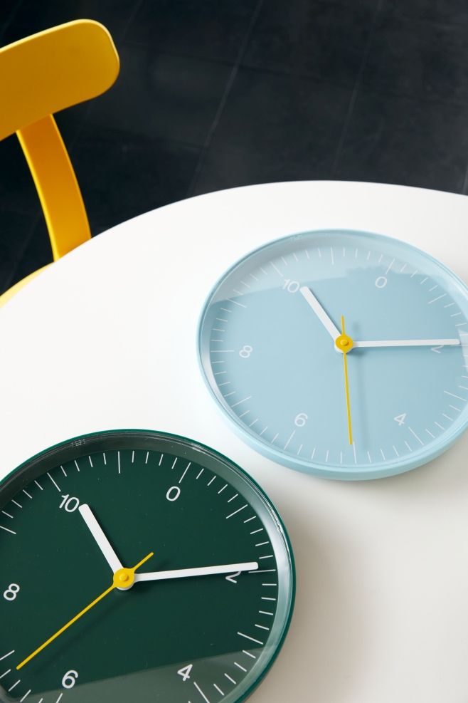 Wall Clock Horloge murale VERT Hay OFFRE SPECIALE