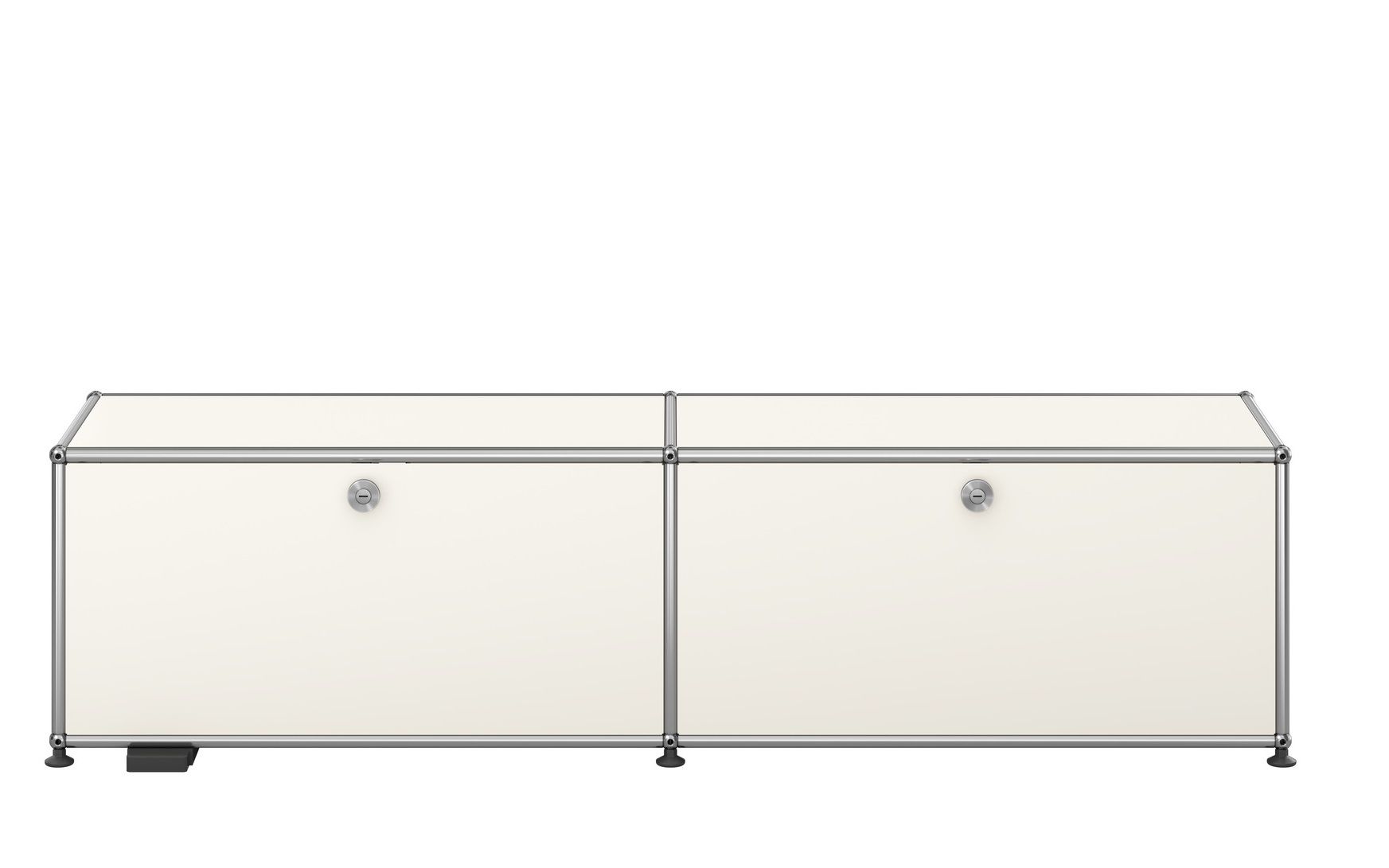 USM Haller E TV/Hifi Meuble avec lumière dimmable Blanc