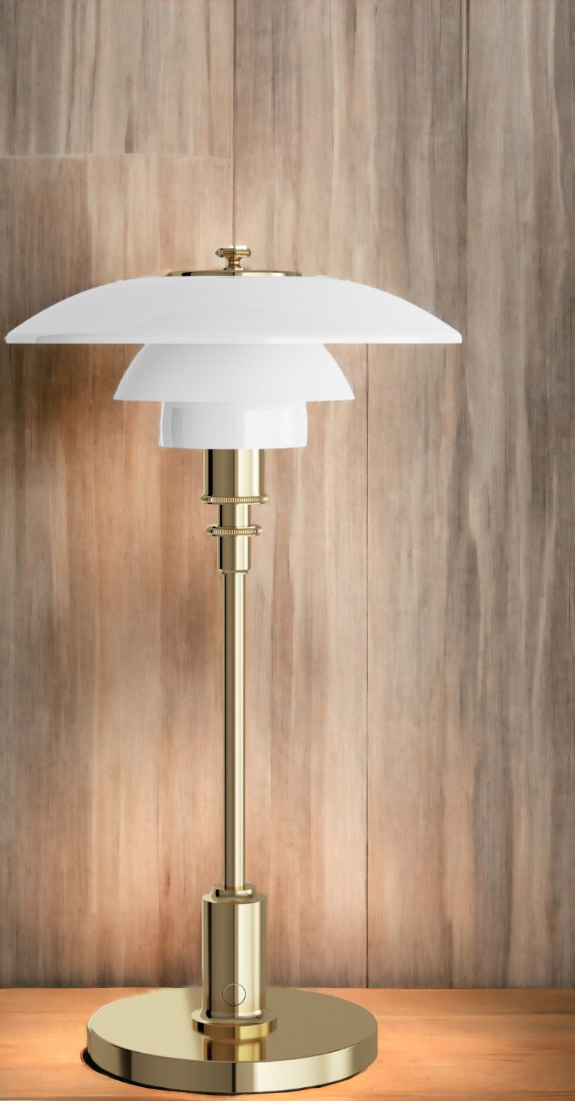 PH 2/1 Lampe portable à batterie / lampe de table Louis Poulsen Laiton