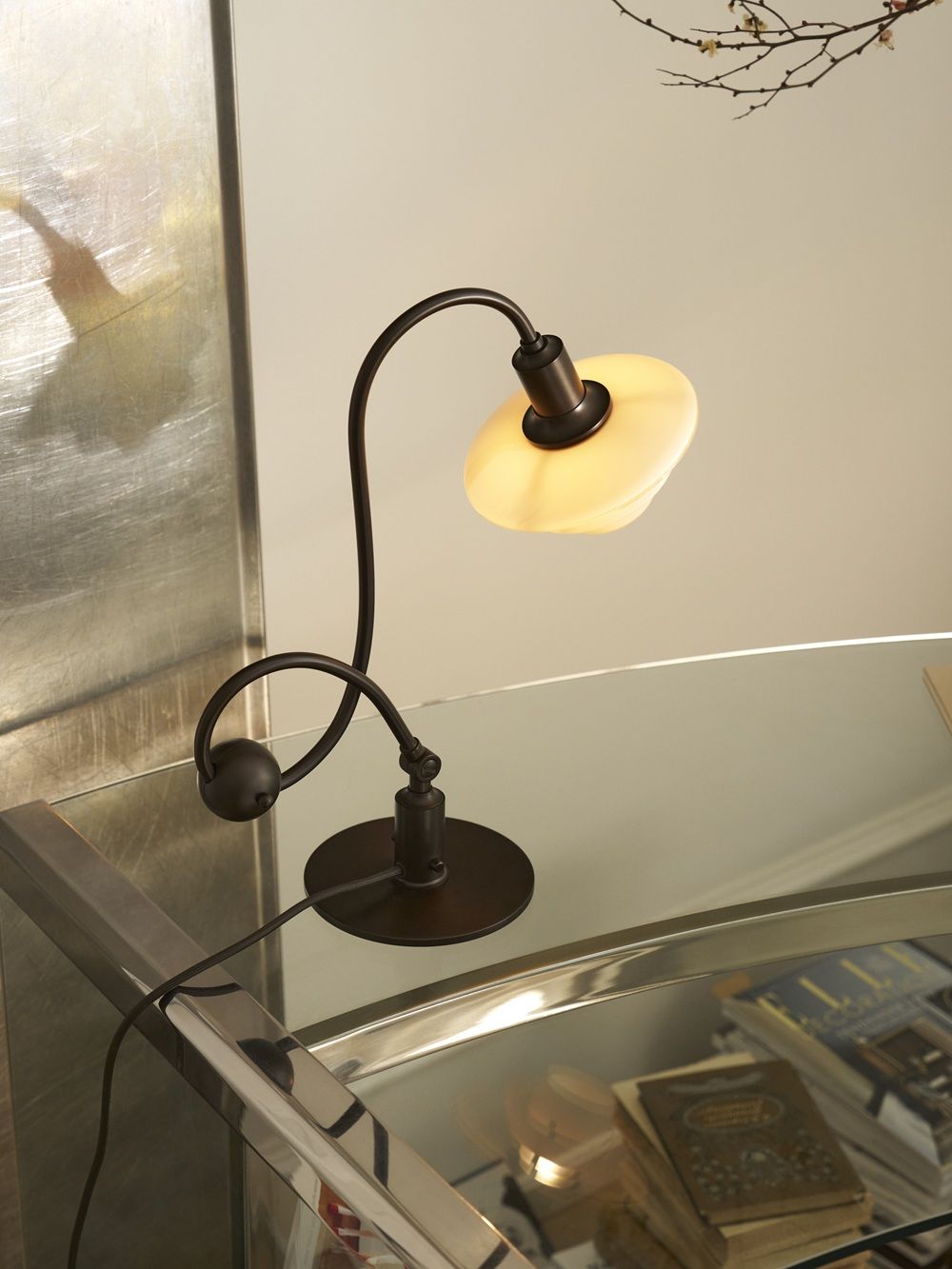 Lampe de table PH 1/1 Piano, couleur Dusty Terracotta, Louis Poulsen