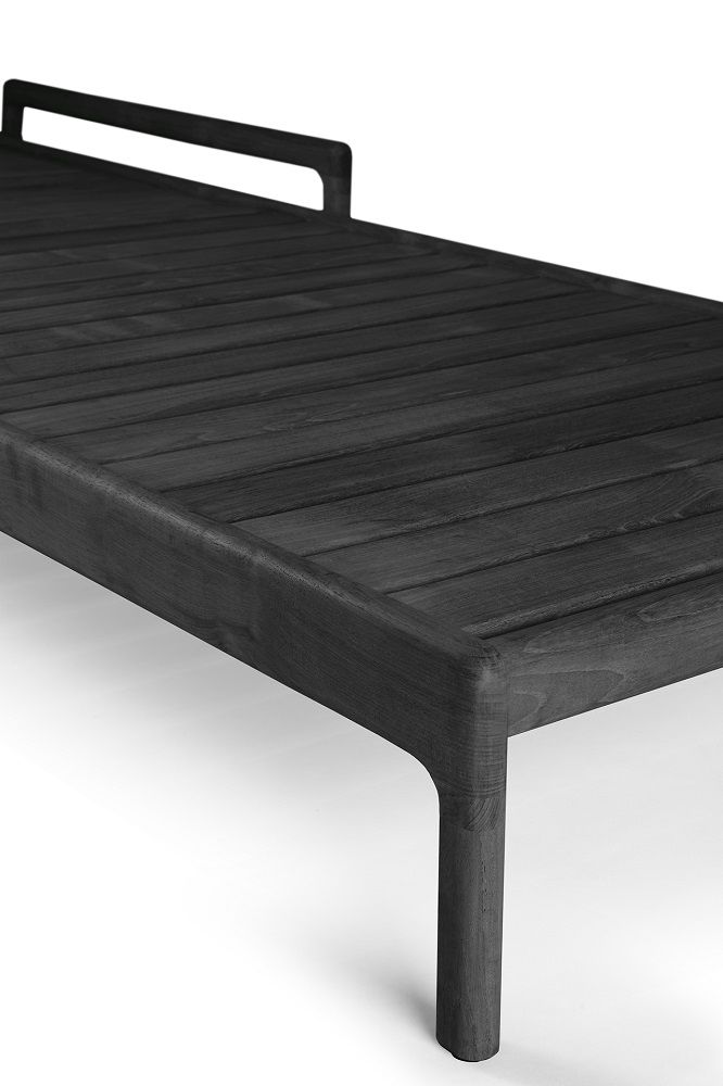Jack Outdoor Adjustable Lounger Teak noir Ethnicraft