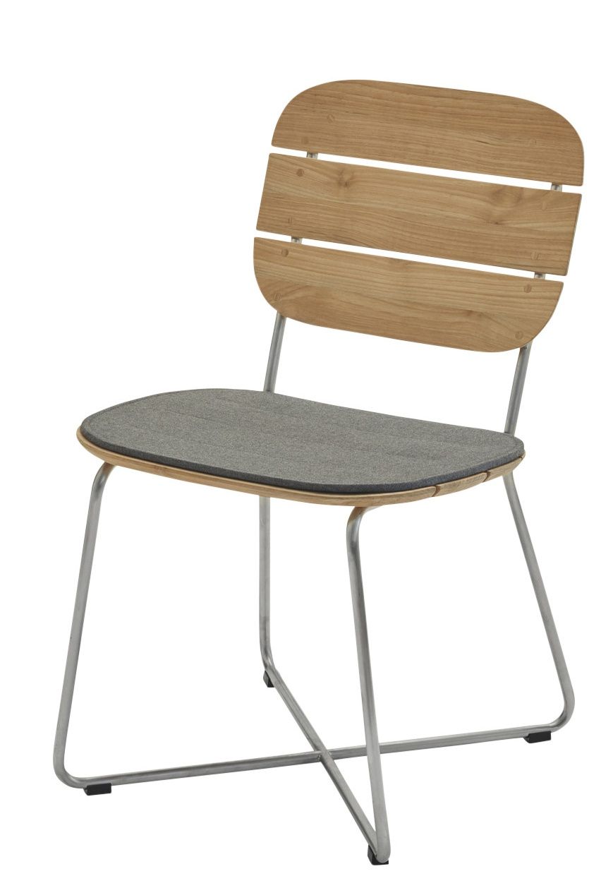 Lilium Chair Chaise Cushion Coussin d'assise extérieur Skagerak by Fritz Hansen Charcoal