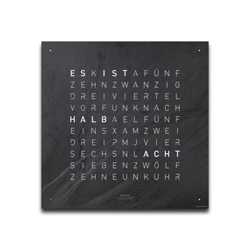 Cache avant pour l'horloge murale Earth 45 QLOCKTWO