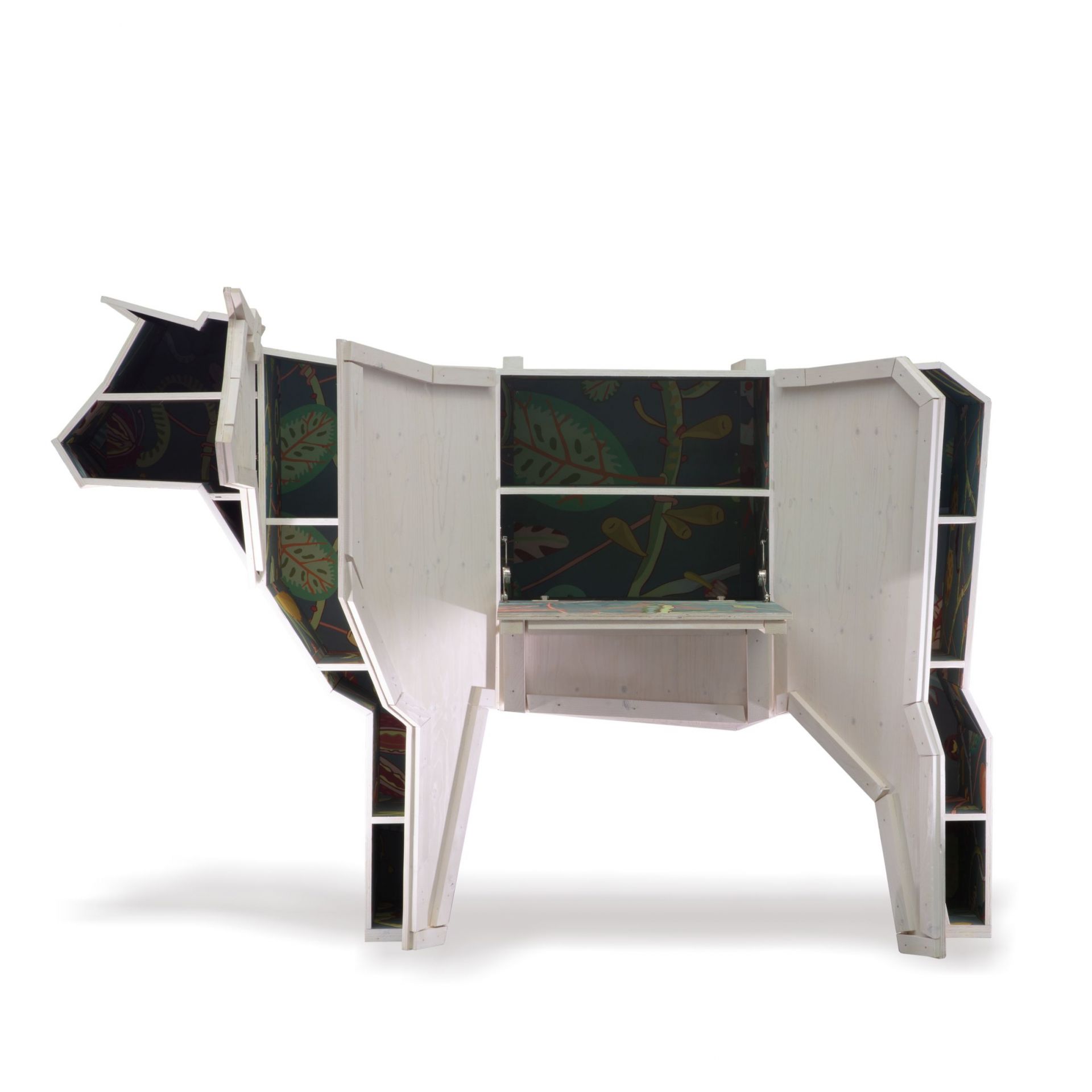 Sending Animals 2.0 Cow armoire blanc Seletti