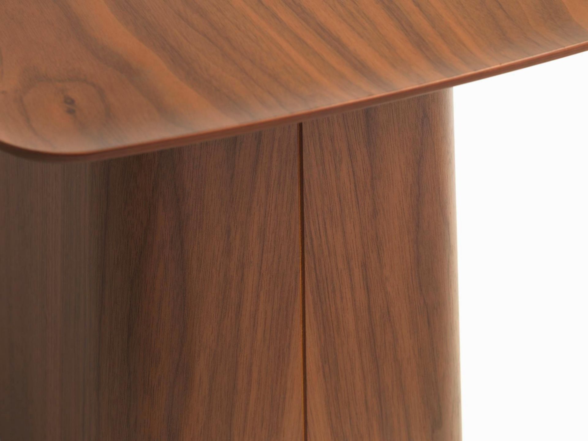 Grande Table d’appoint noyer Wooden Side Table Beistelltisch Vitra