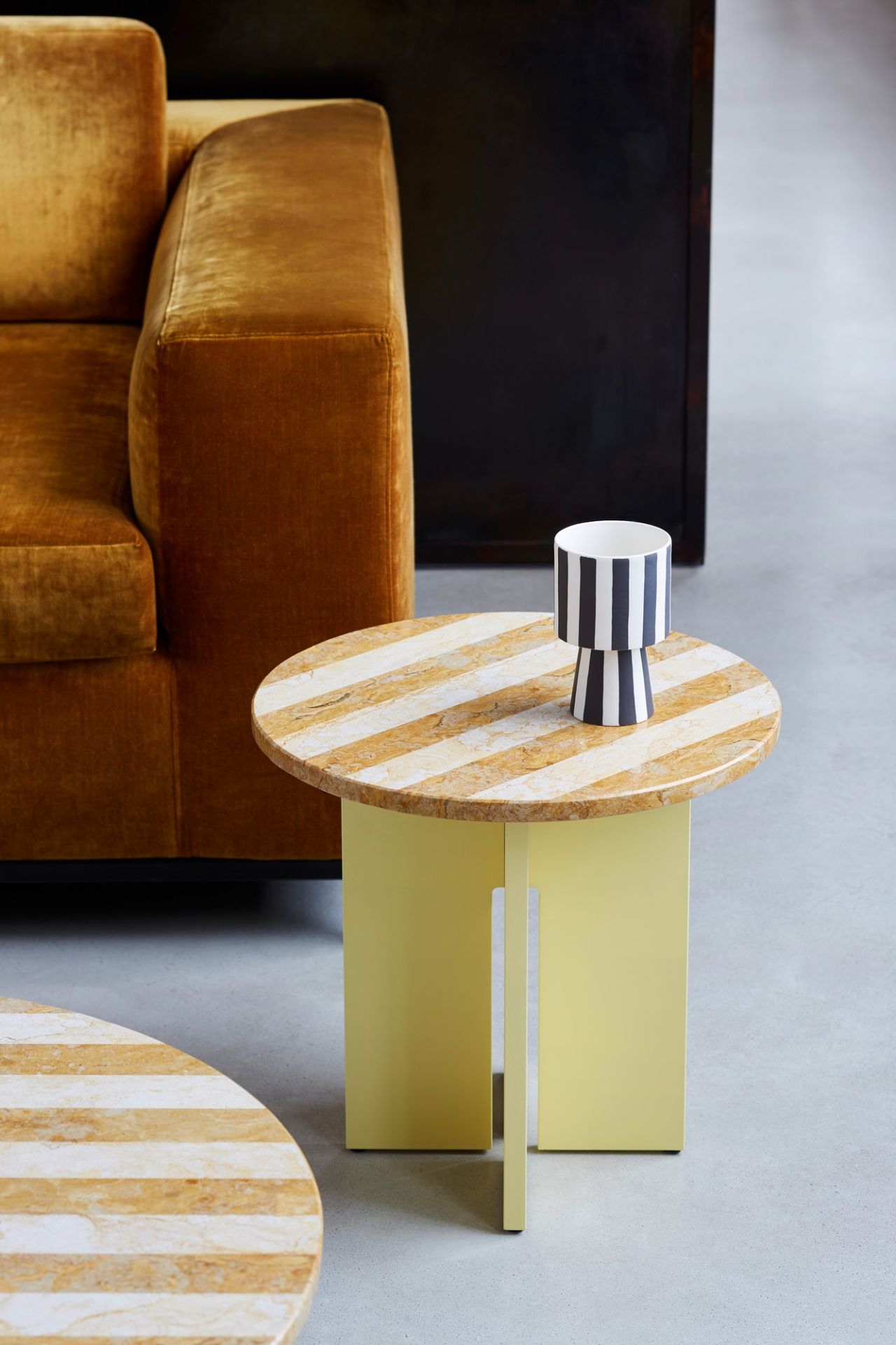 Sediment Side Table Table d'appoint Favius Verde Guatemala