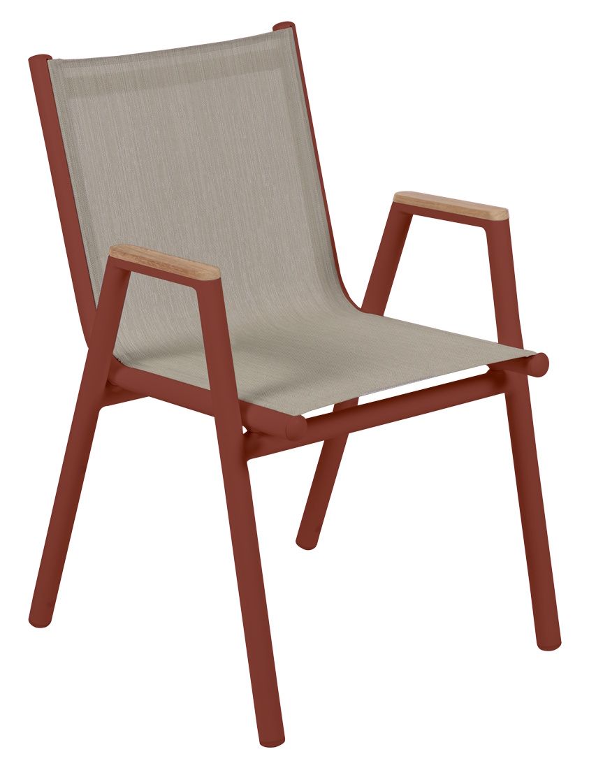 Pilotis fauteuil avec accoudoirs Batyline Extérieur Fermob