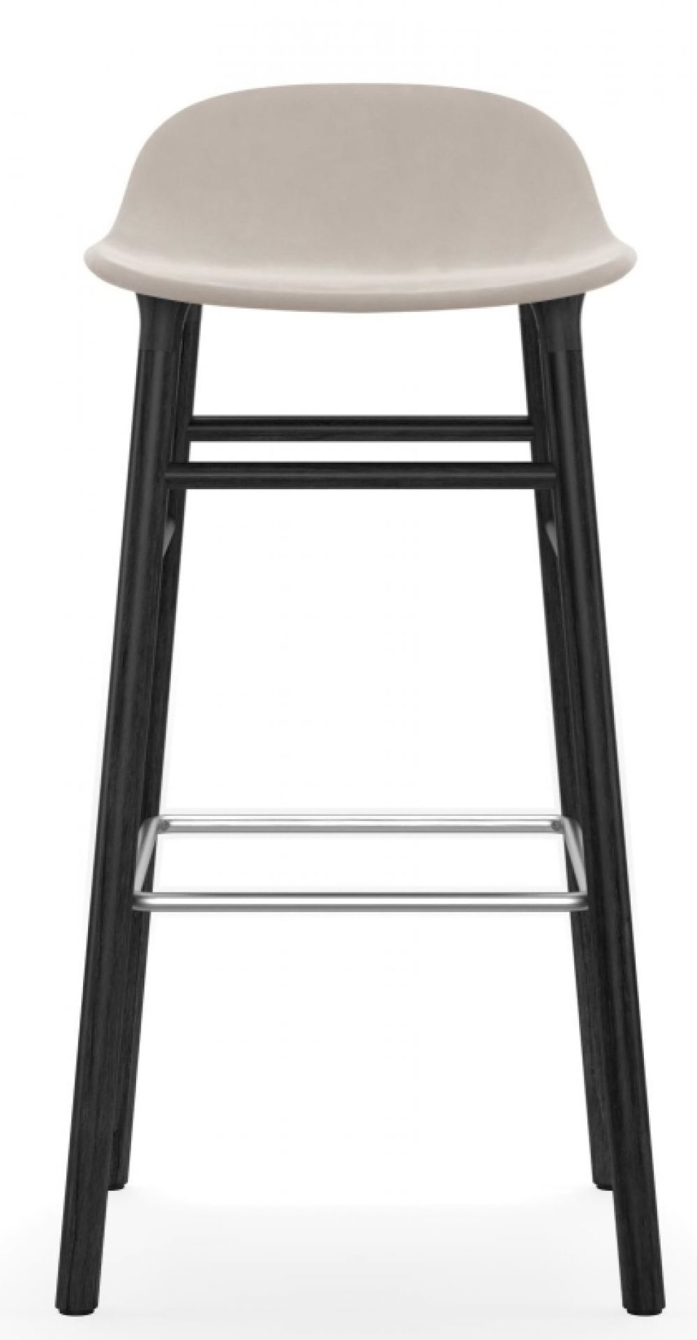Form Barstool tabouret de bar H 75 cm Chêne Rembourré Normann Copenhagen