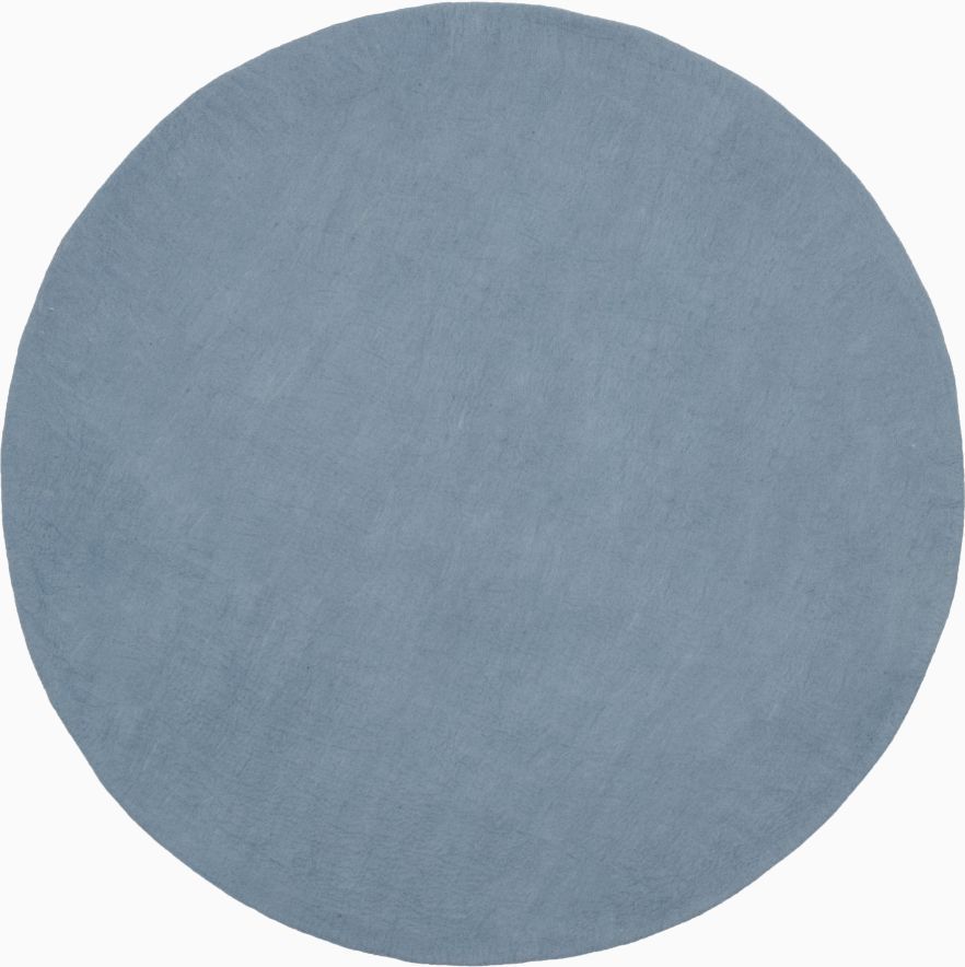 Mono Rond Tapis en feutre Ø 160 cm myfelt Mia (bleu clair)