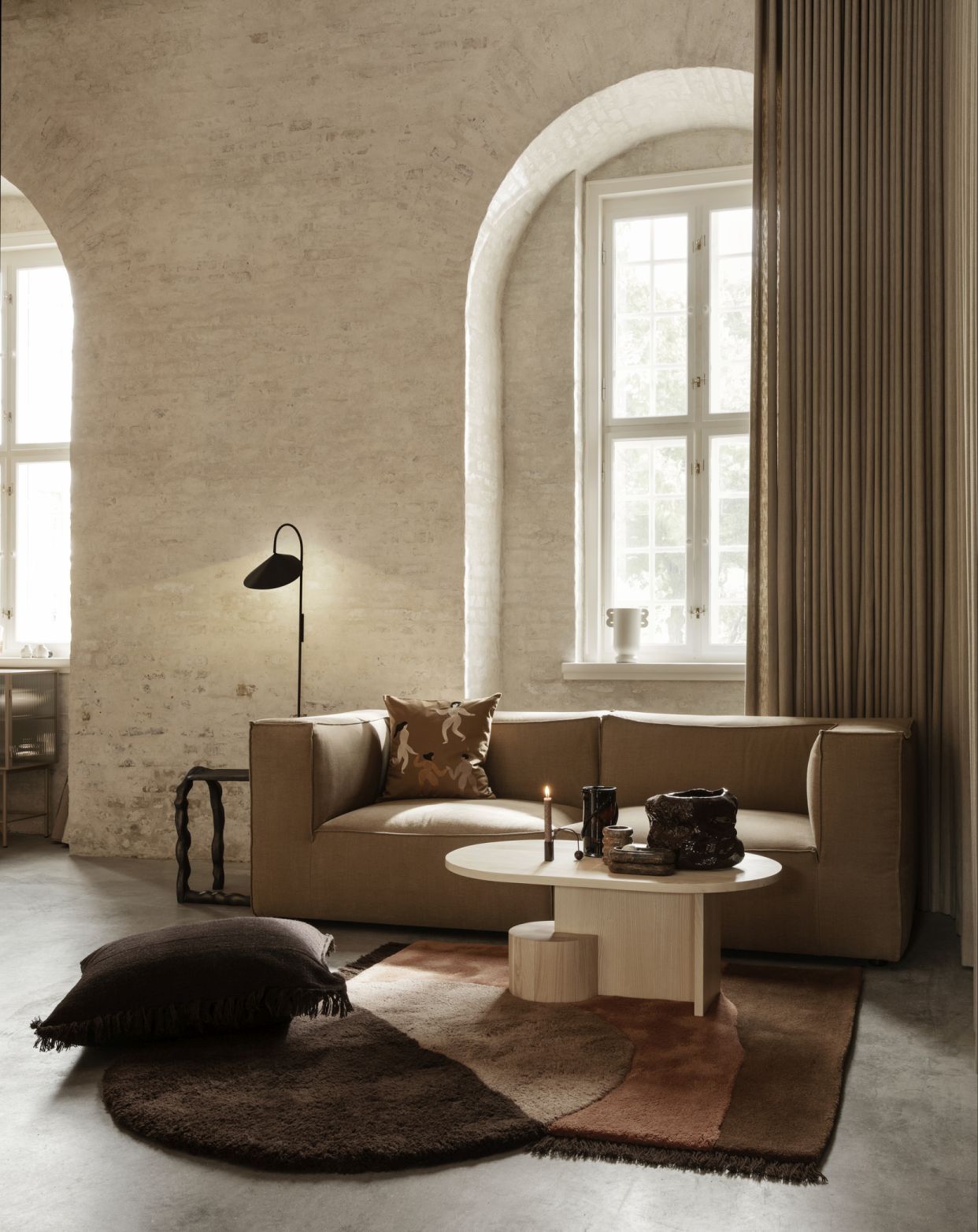 Catena Canapé grand Combi1 coton et lin Ferm Living