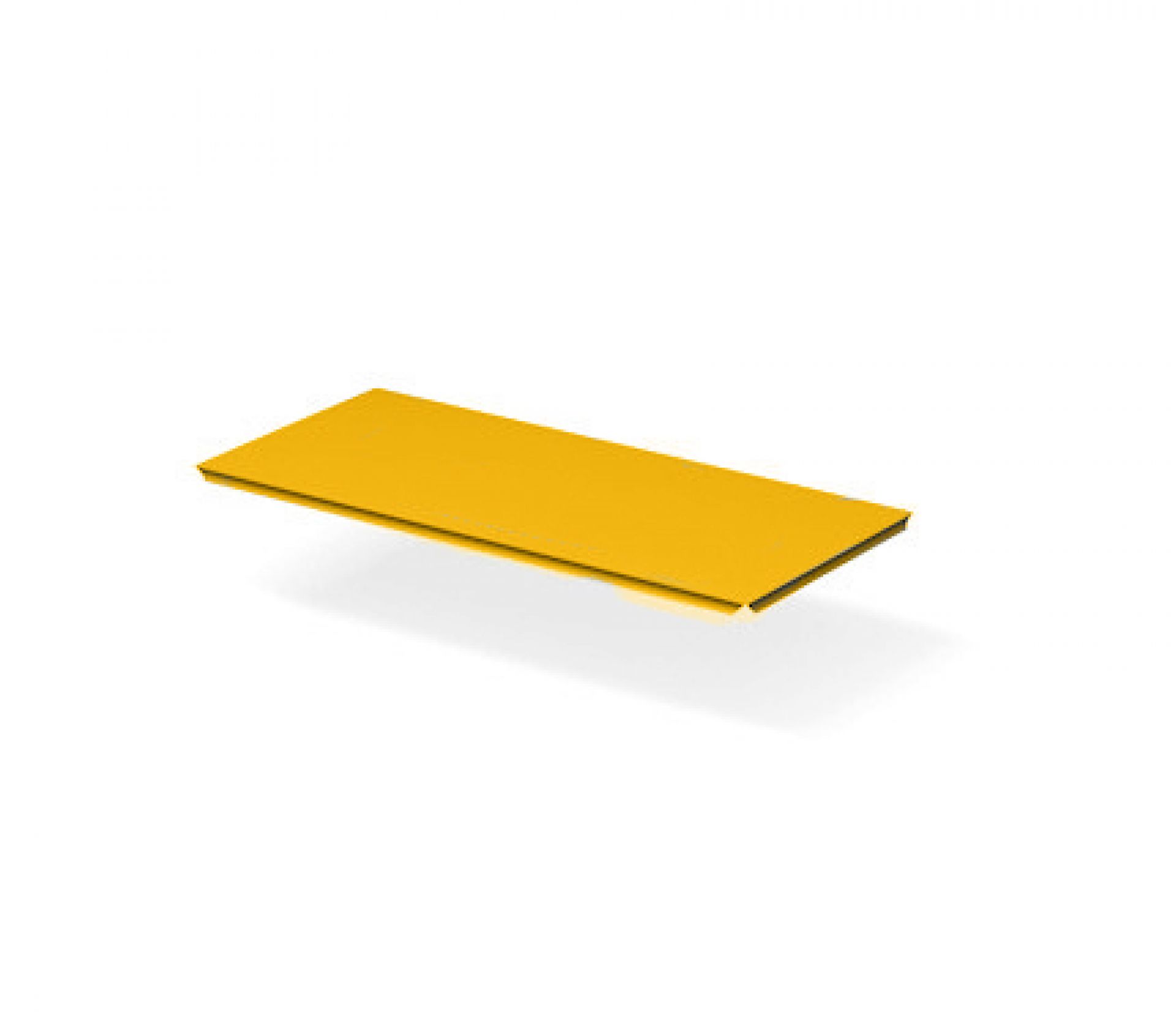 USM Haller pièces détachées métalliques élément de garniture jaune 75 x 50 cm
