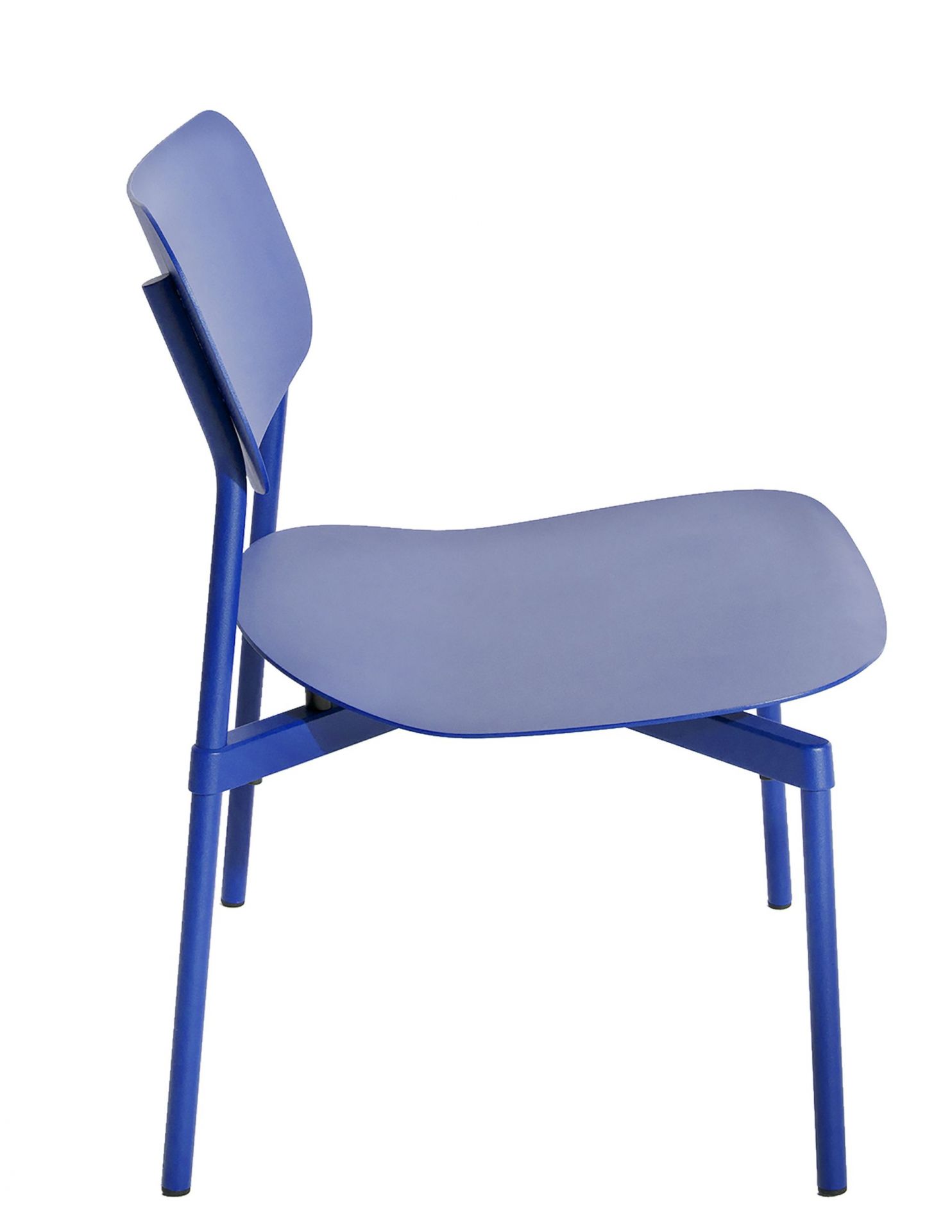Fromme Lounge Chair Fauteuil Petite Friture Bleu