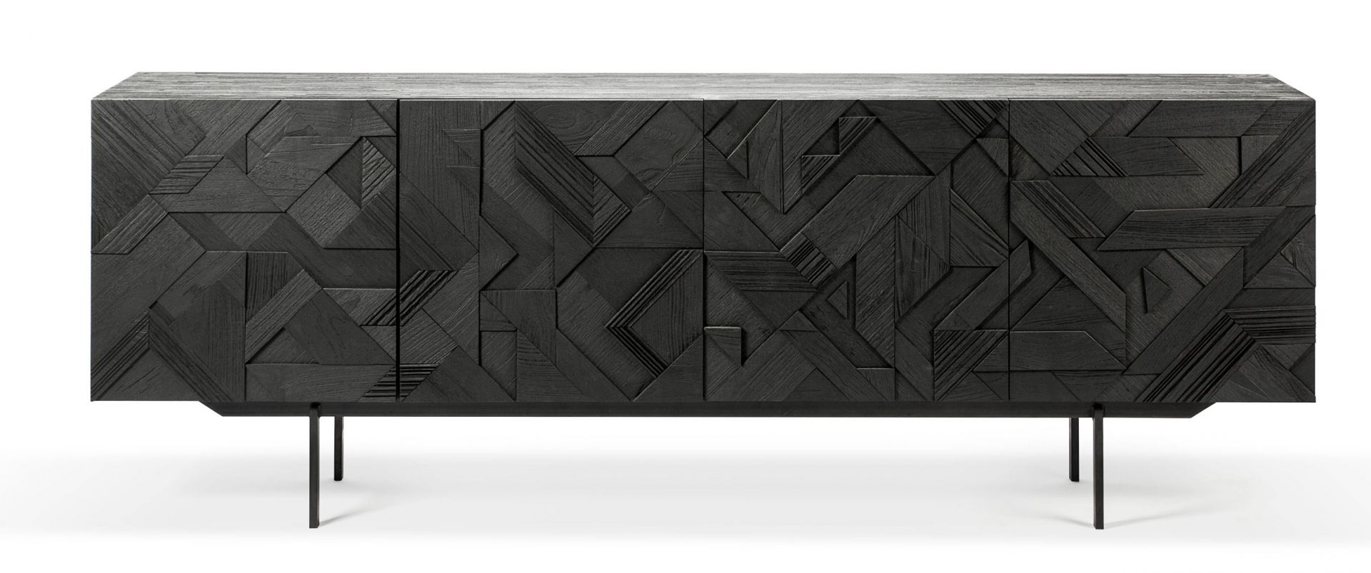 Graphic Buffet en teck noir Ethnicraft