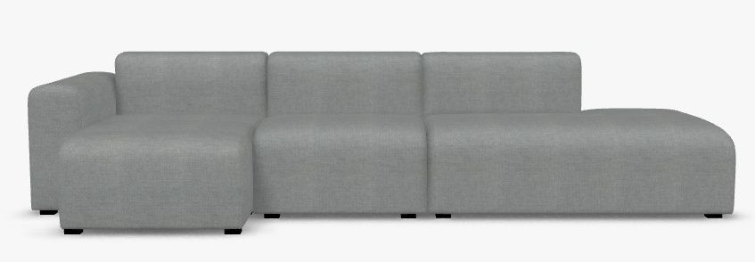 Canapé Mags 3 places combiné 3 accoudoirs bas HALLINGDAL 116 Hay OFFRE SPECIALE