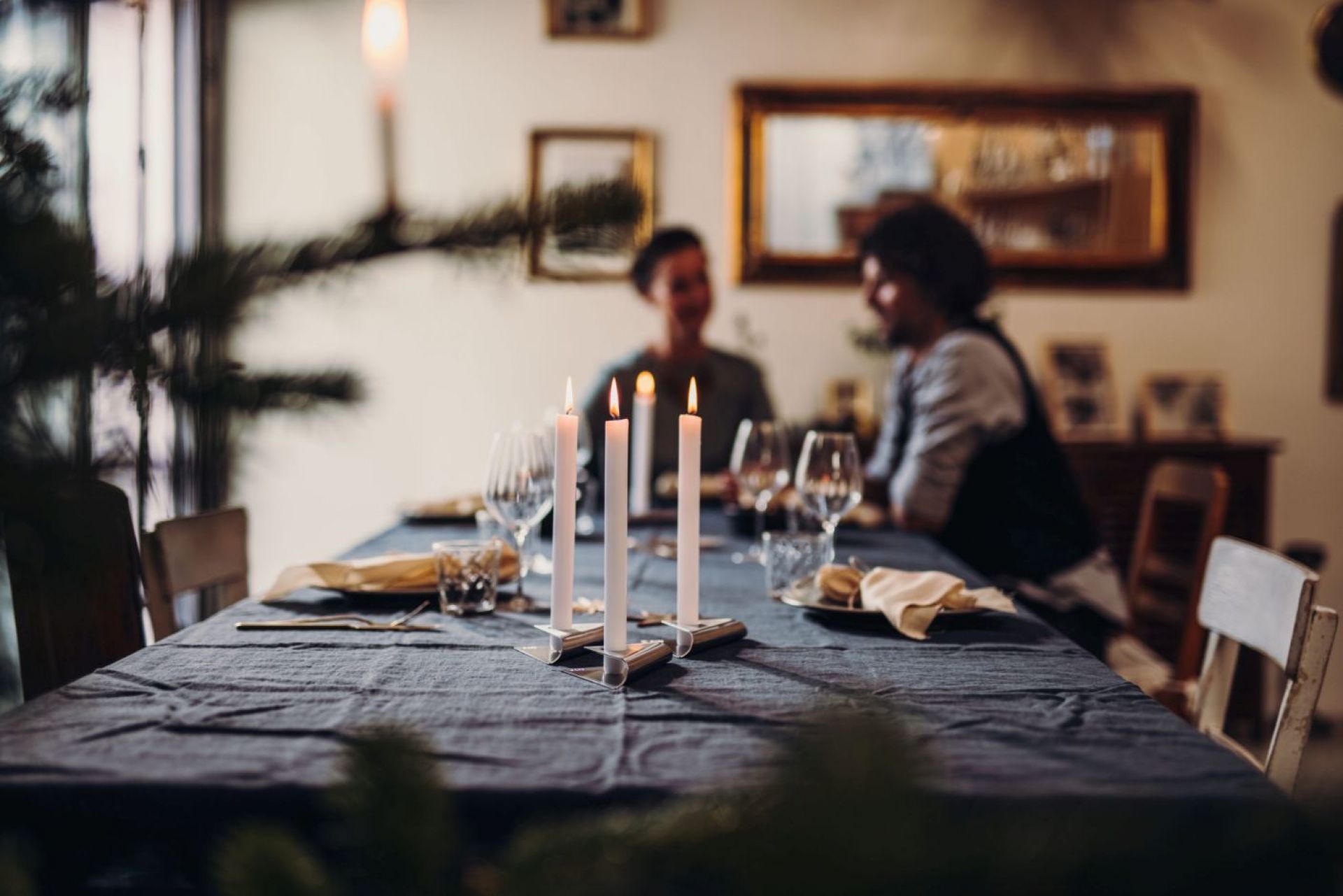 Square Candle Ensemble de 4 chandeliers argentés Höfats OFFRE SPECIALE