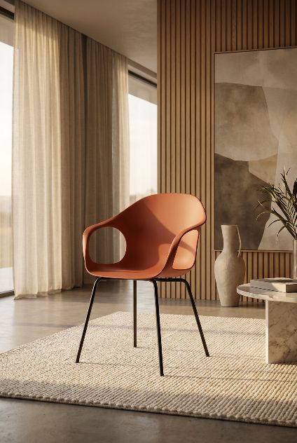 Fauteuil Elephantino piètement quatre pieds Kristalia