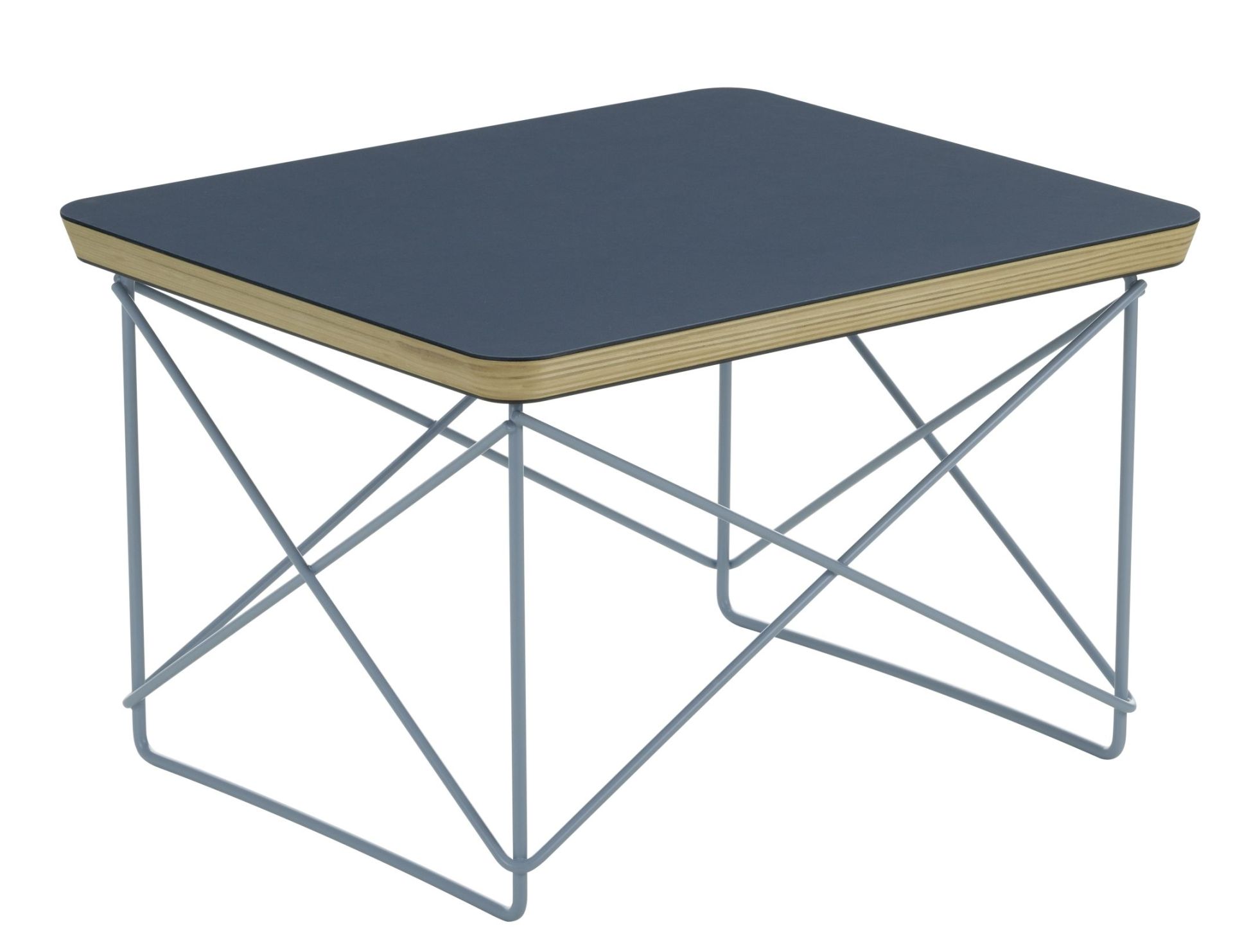 Occasional Table LTR Table d'appoint Linoléum Smoke blue Vitra 