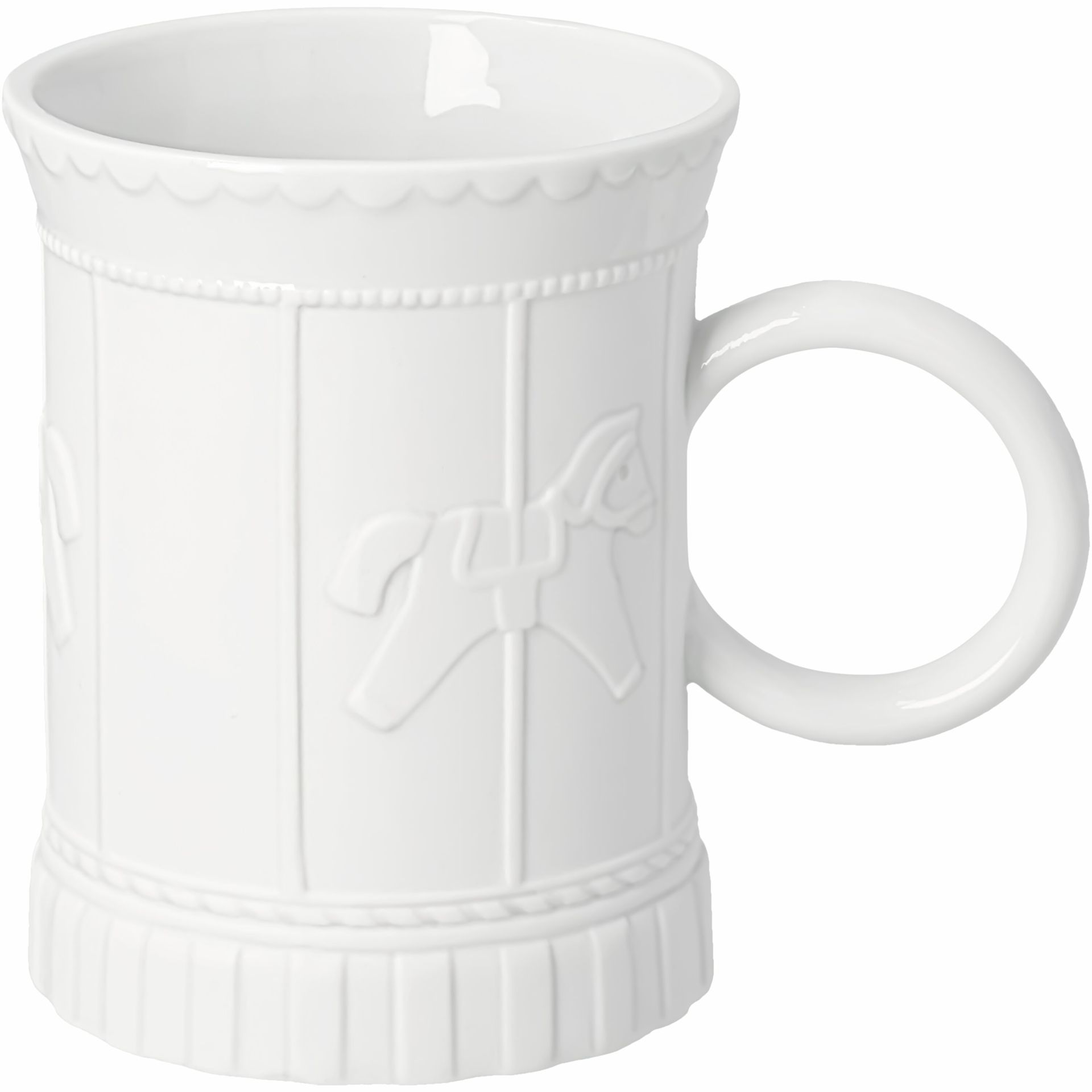 Roues à rayures de tasses de carrousel