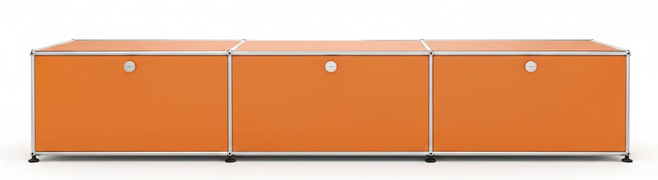 USM Haller Lowboard 3 abattants Orange pur
