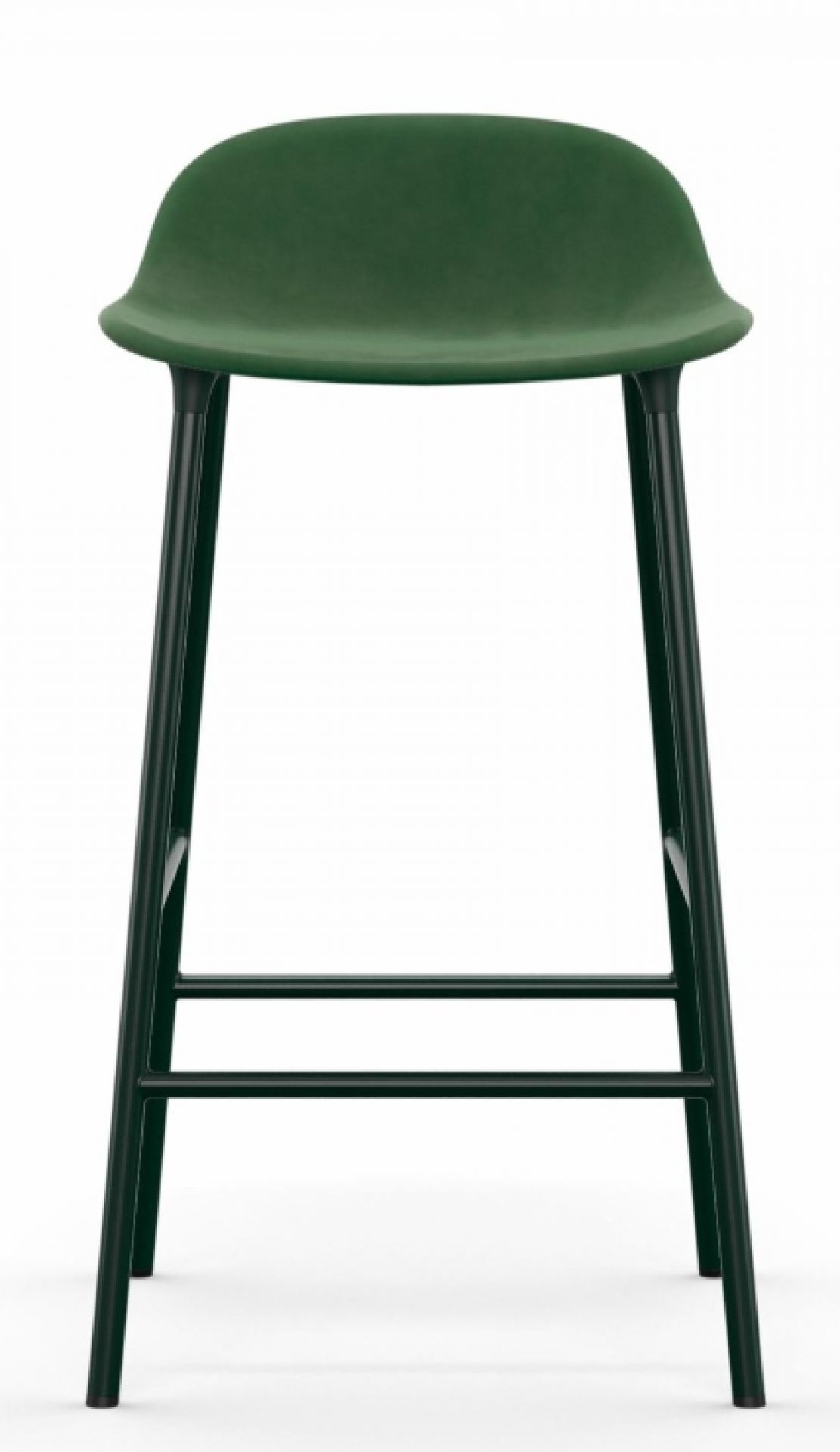 Form Barstool tabouret de bar H 65 cm Acier Rembourré Normann Copenhagen