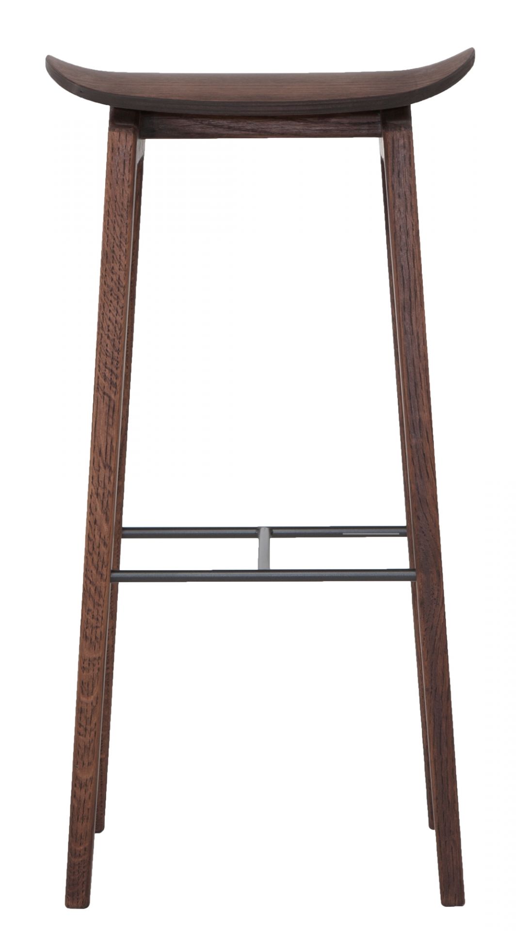 NY11 New York Tabouret de bar Norr11 Chêne teinté fumé 75 cm