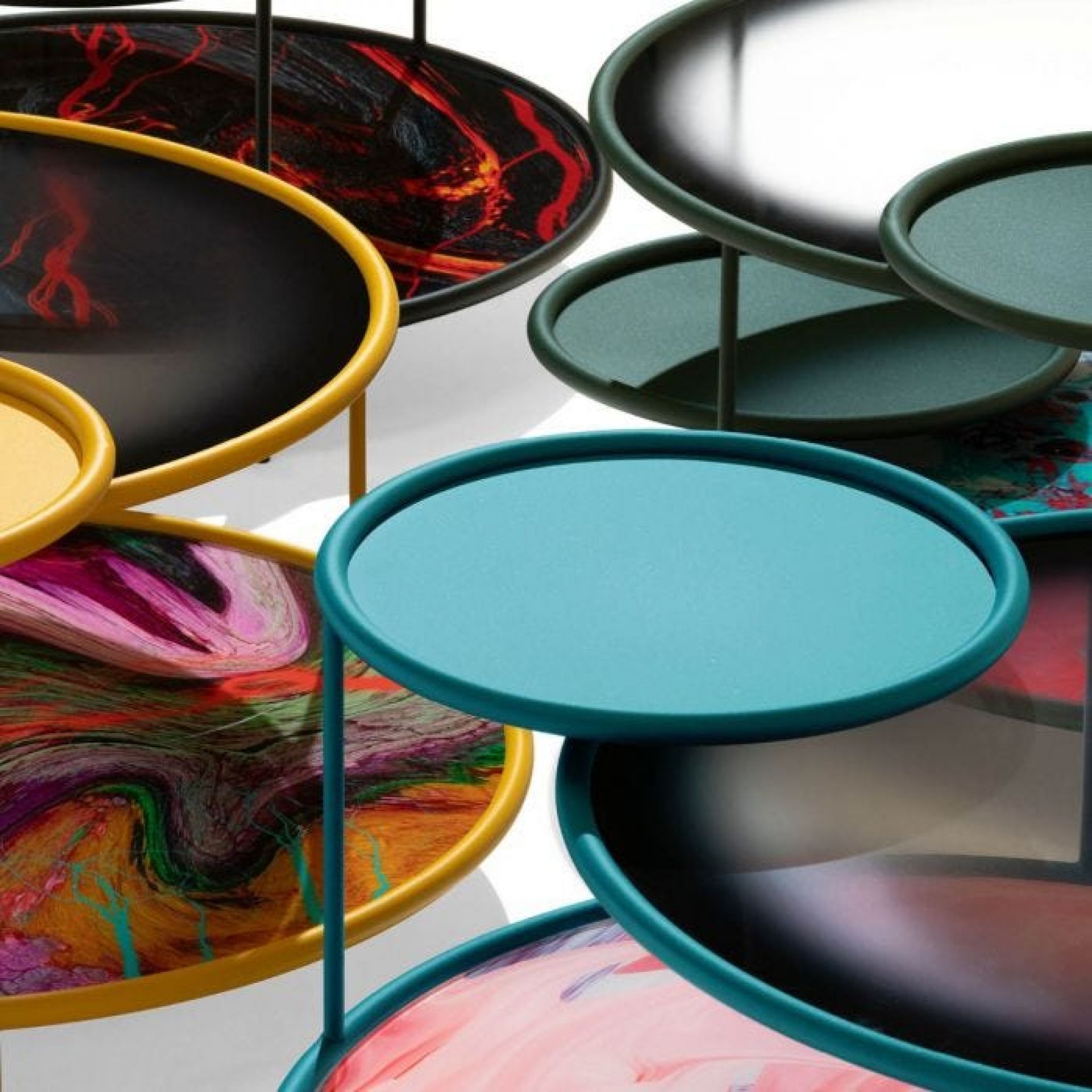 Sangaku Table basse Bleu/Candyland Driade
