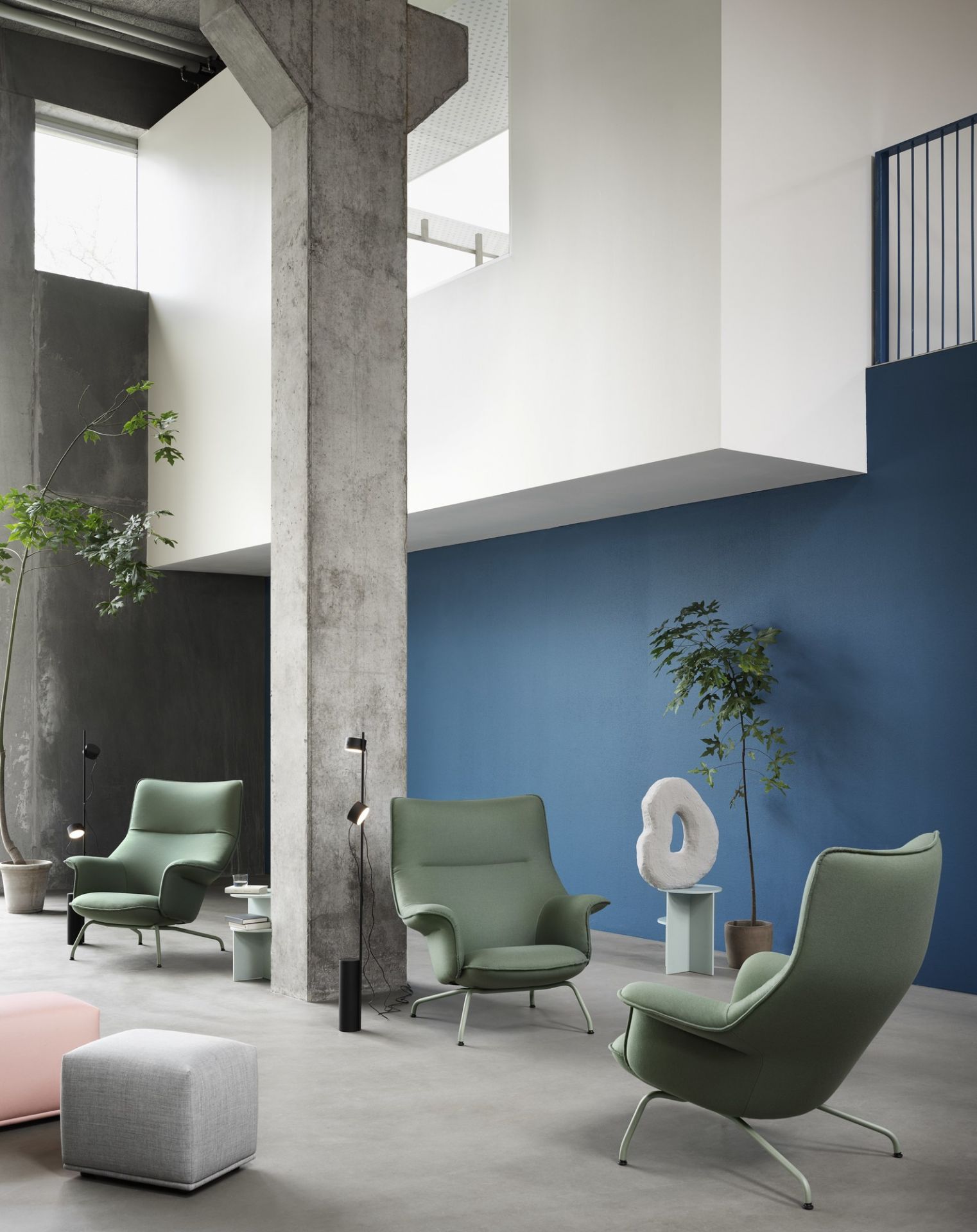 Post Floor Lamp Lampadaire Muuto