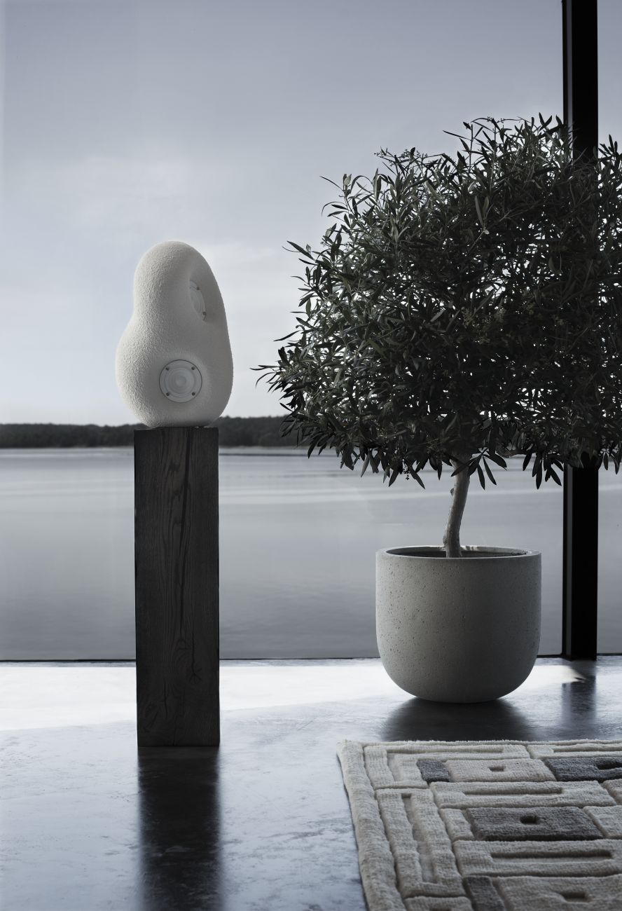 Sculpture acoustique Haut-parleur Transparent
