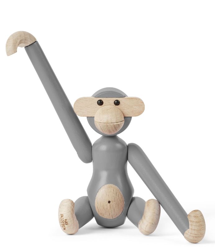 Singe mini coloré Kay Bojesen Gris