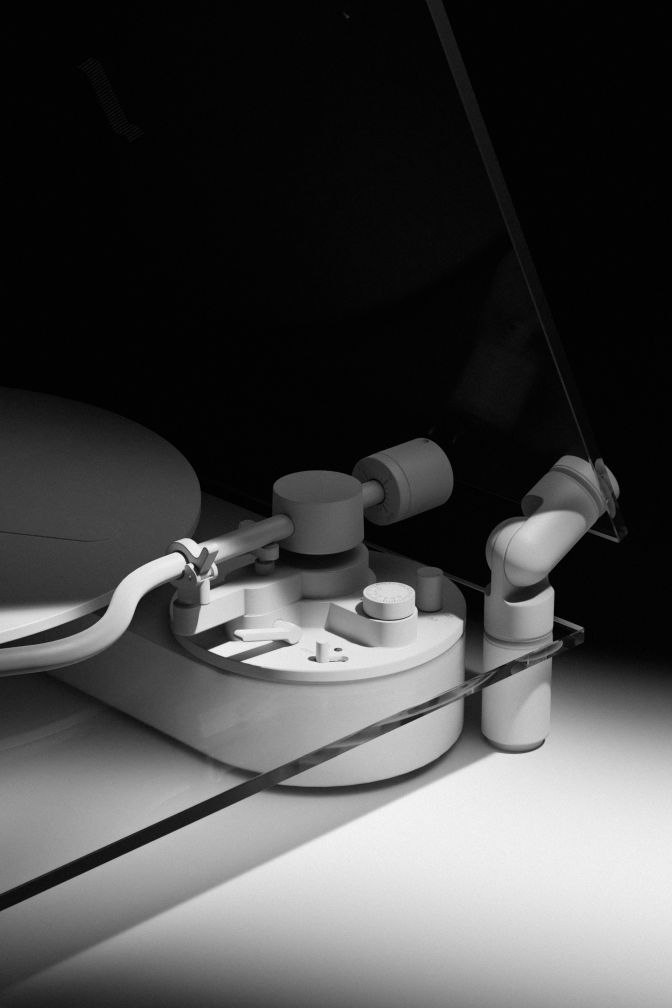 Plateau tournant transparent Transparent