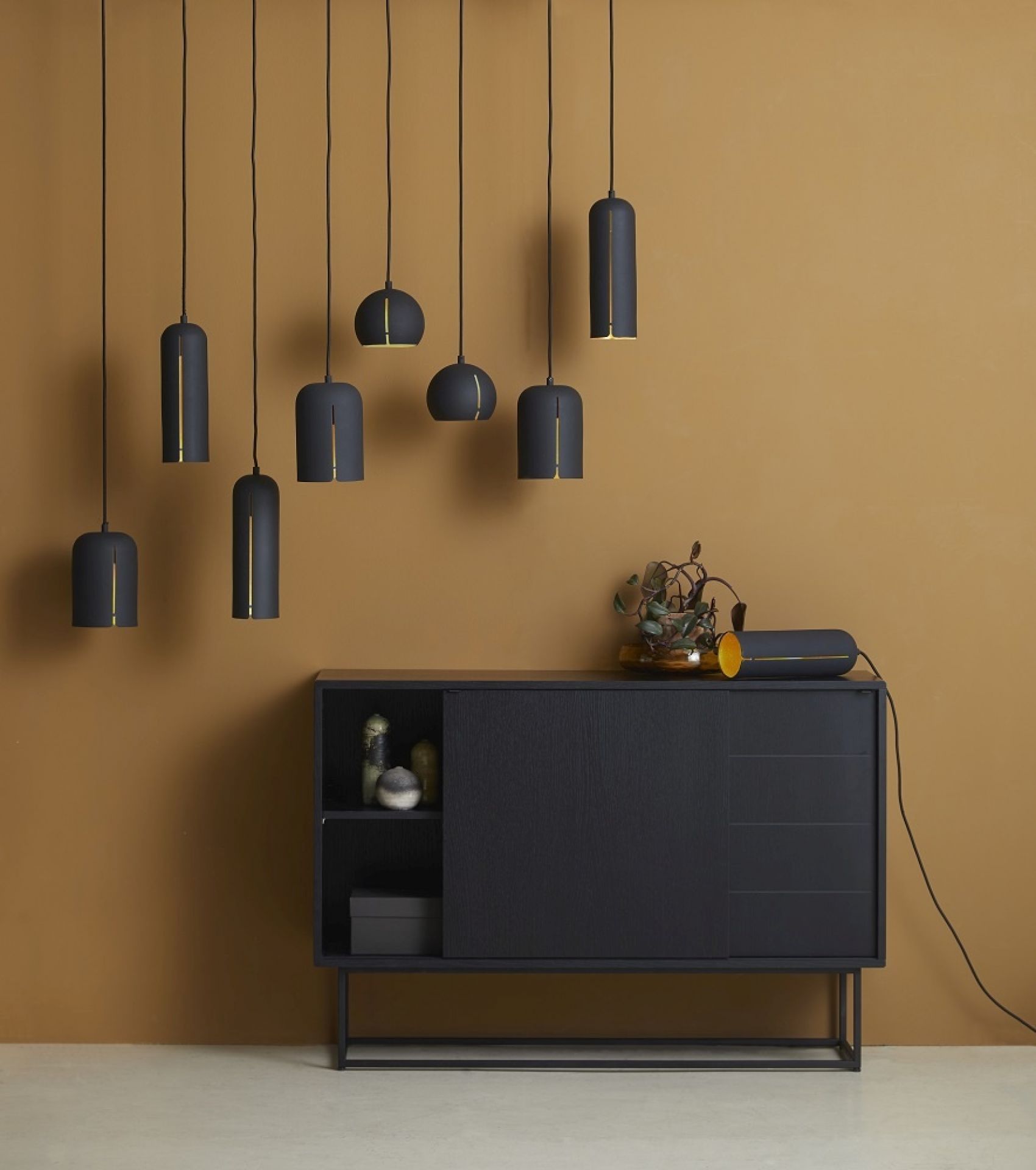 Gap Pendant round Lampe suspendue Woud