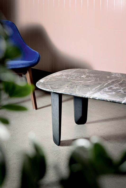 Kuyu Marble Rectangular Marbre Table basse rectangulaire Zeitraum
