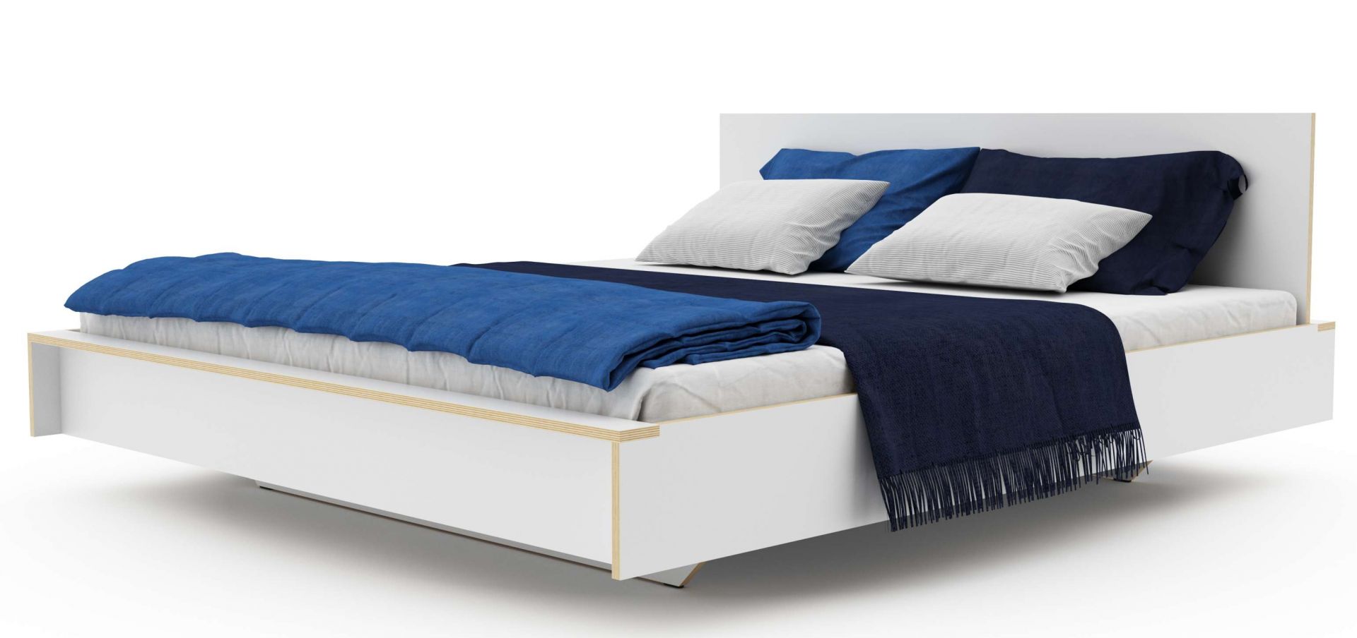Tête de lit pour le lit double Flai blanc Müller Möbelwerkstätten