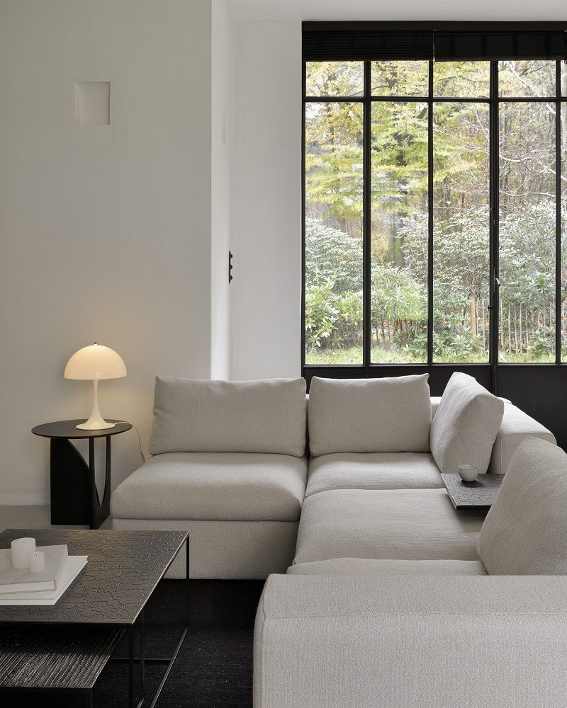Mellow Sofa Off White Eco Tissu 1 place Ethnicraft