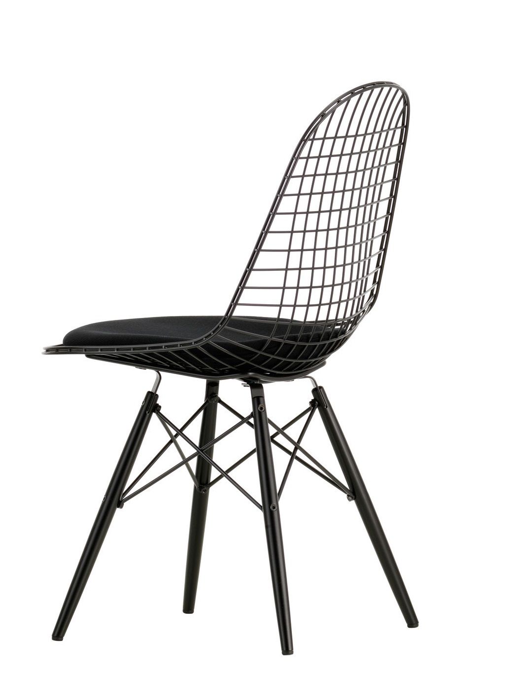 DKW-5 Wire Chair Chaise avec coussins Vitra
