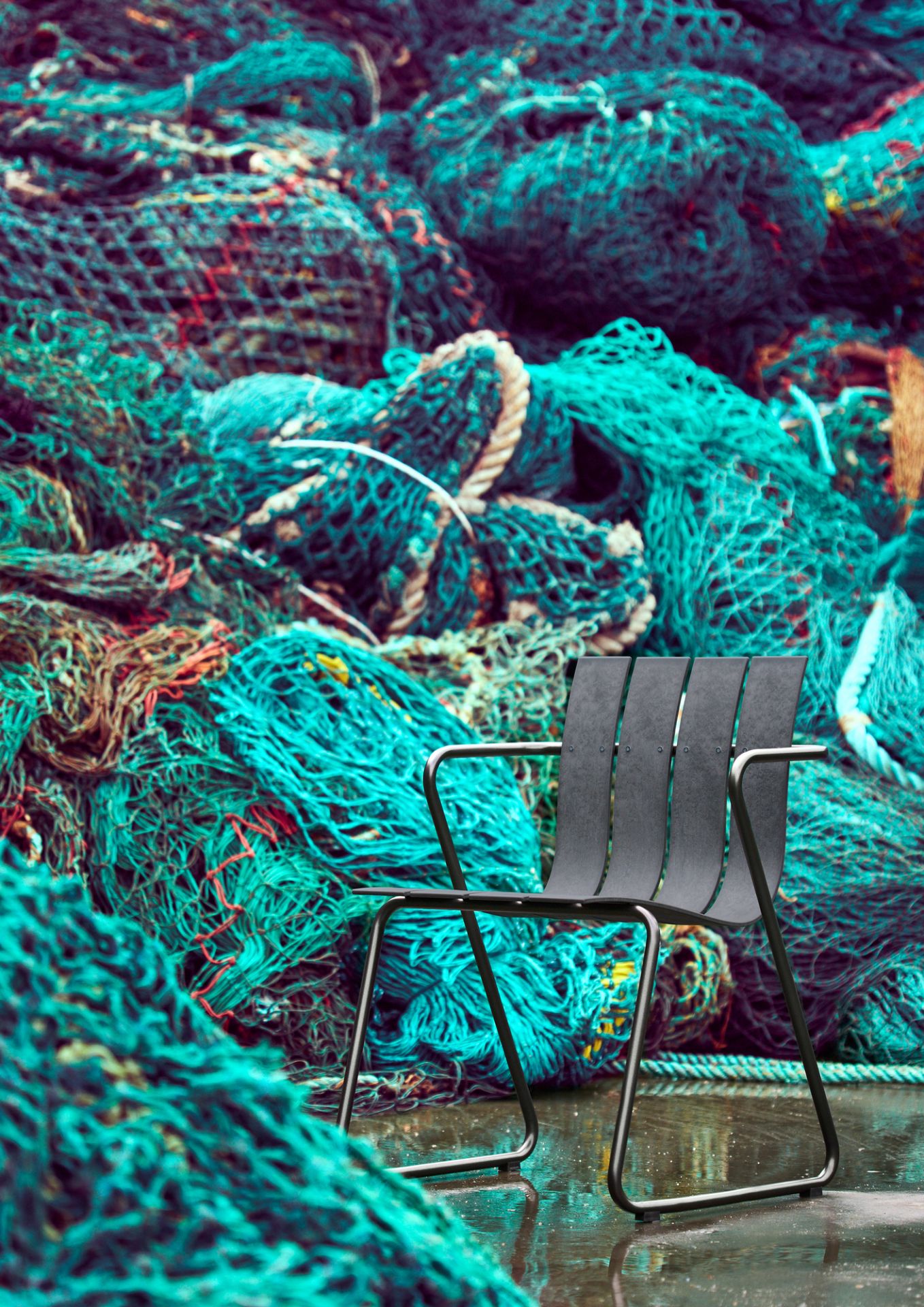 Ocean Chaise d'extérieur Mater Noir