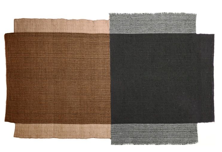  Nobsa Rug Small Tapis ames Vert bouteille / Ocre