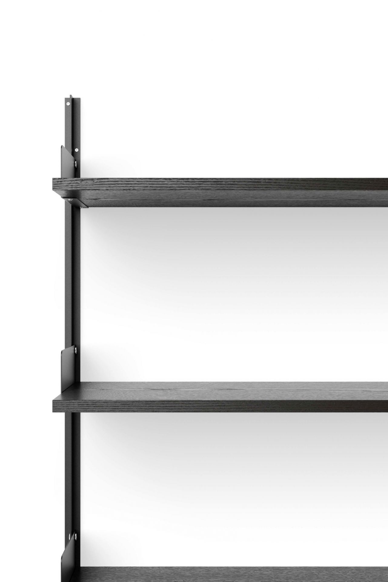 Etagère murale 450 frêne noir New Works