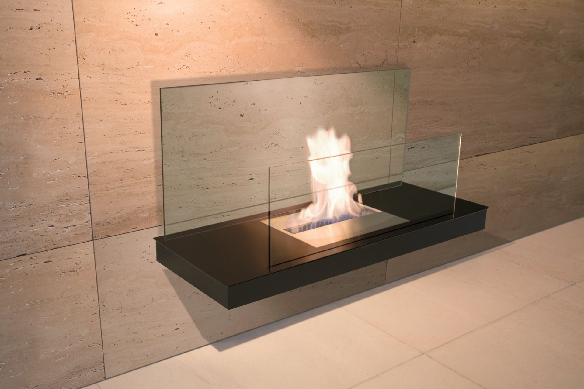 Wall Flame 2 Cheminée Éthanol Radius