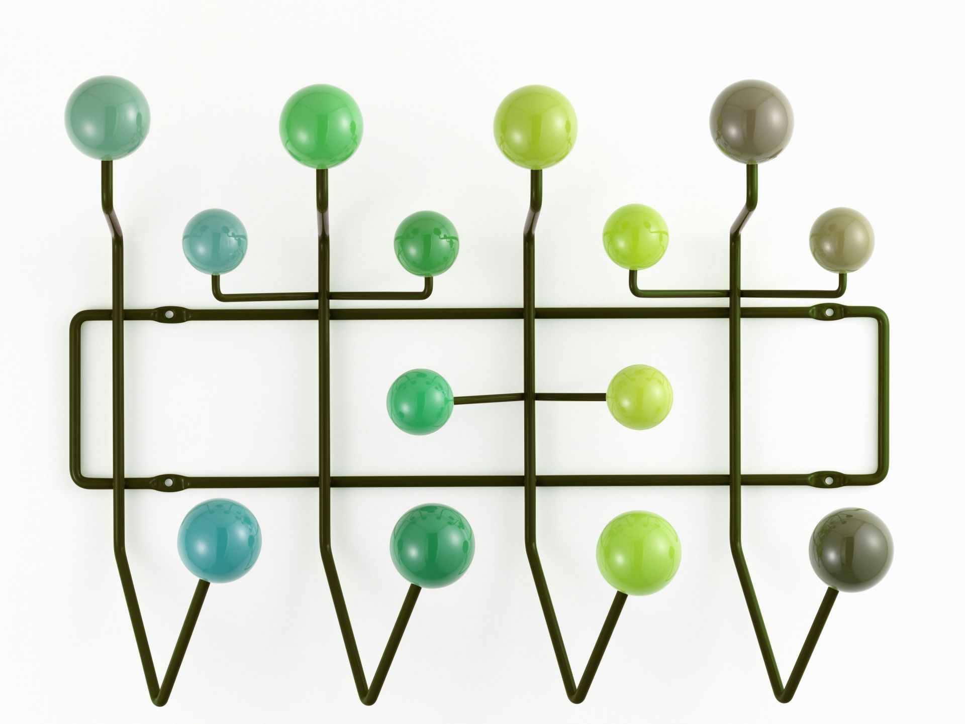 Eames Hang it all vestiaire vert Vitra