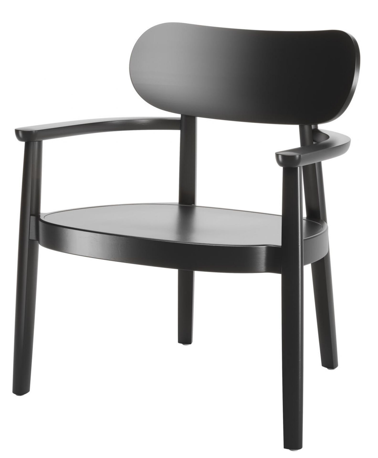 Fauteuil en bois avec accoudoirs 119 MF Thonet 