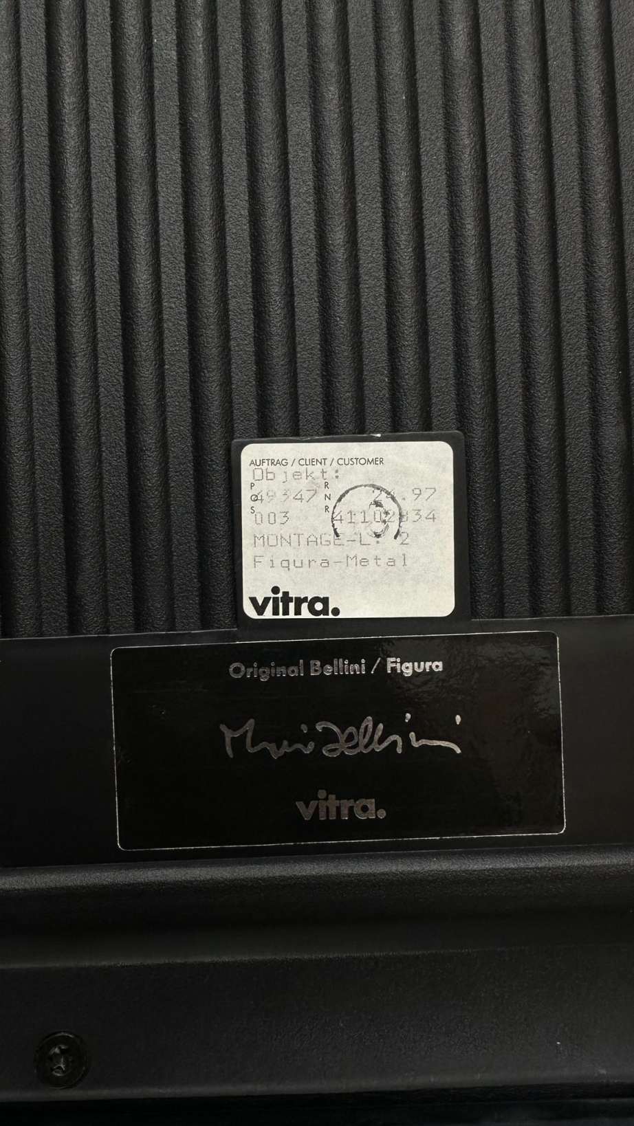 Figura piétement luge métallique Vitra MODÈLE D'OCCASION