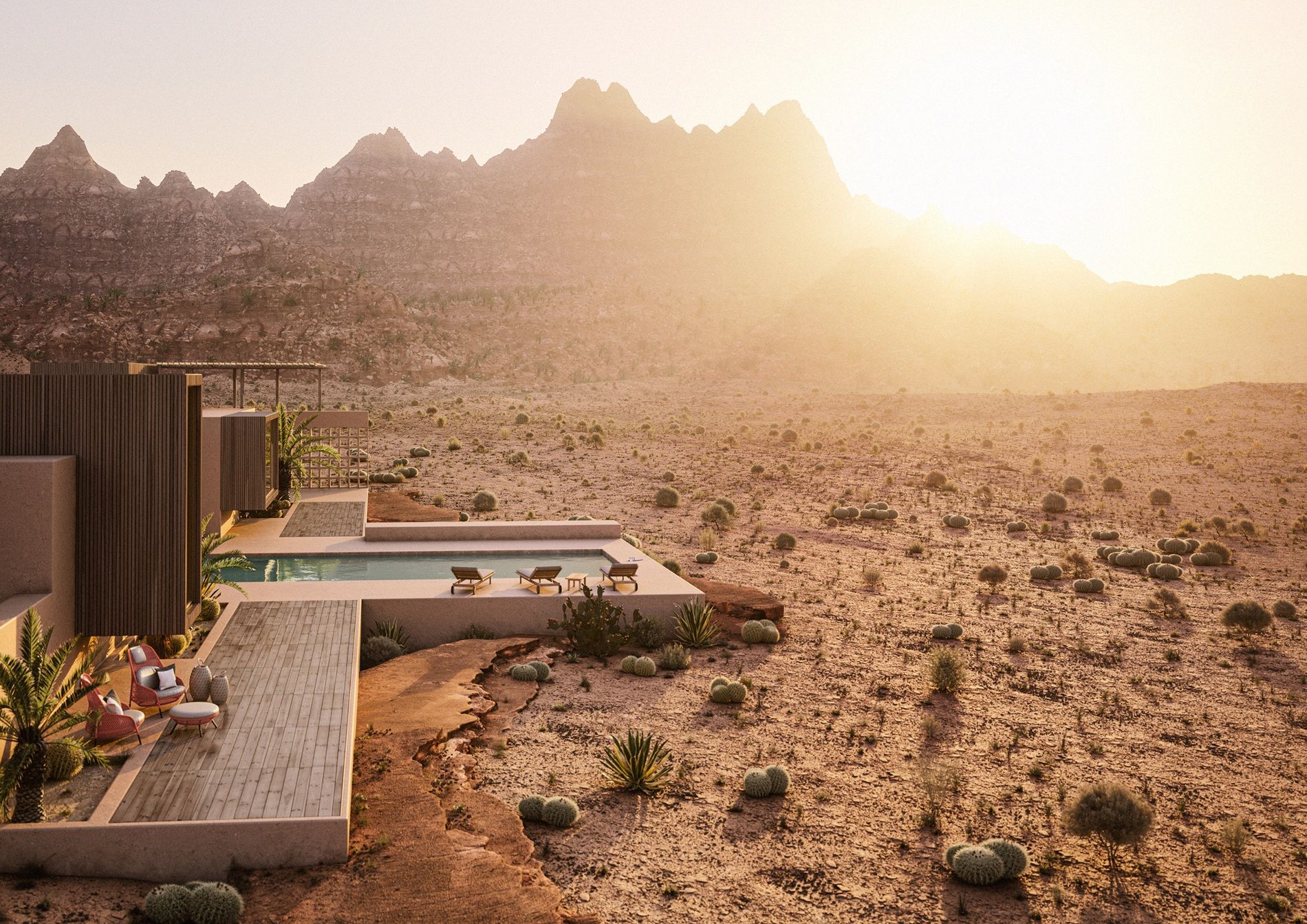 AHNDA Outdoor Wing Chair Fauteuil à dossier haut Dedon