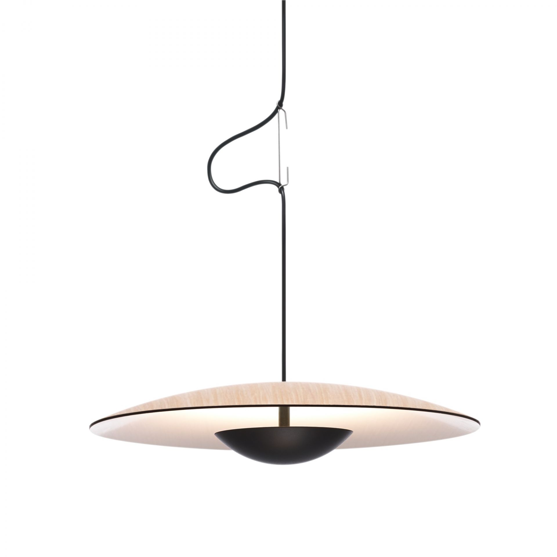 Ginger 32 LED Lampe suspension marset Chêne