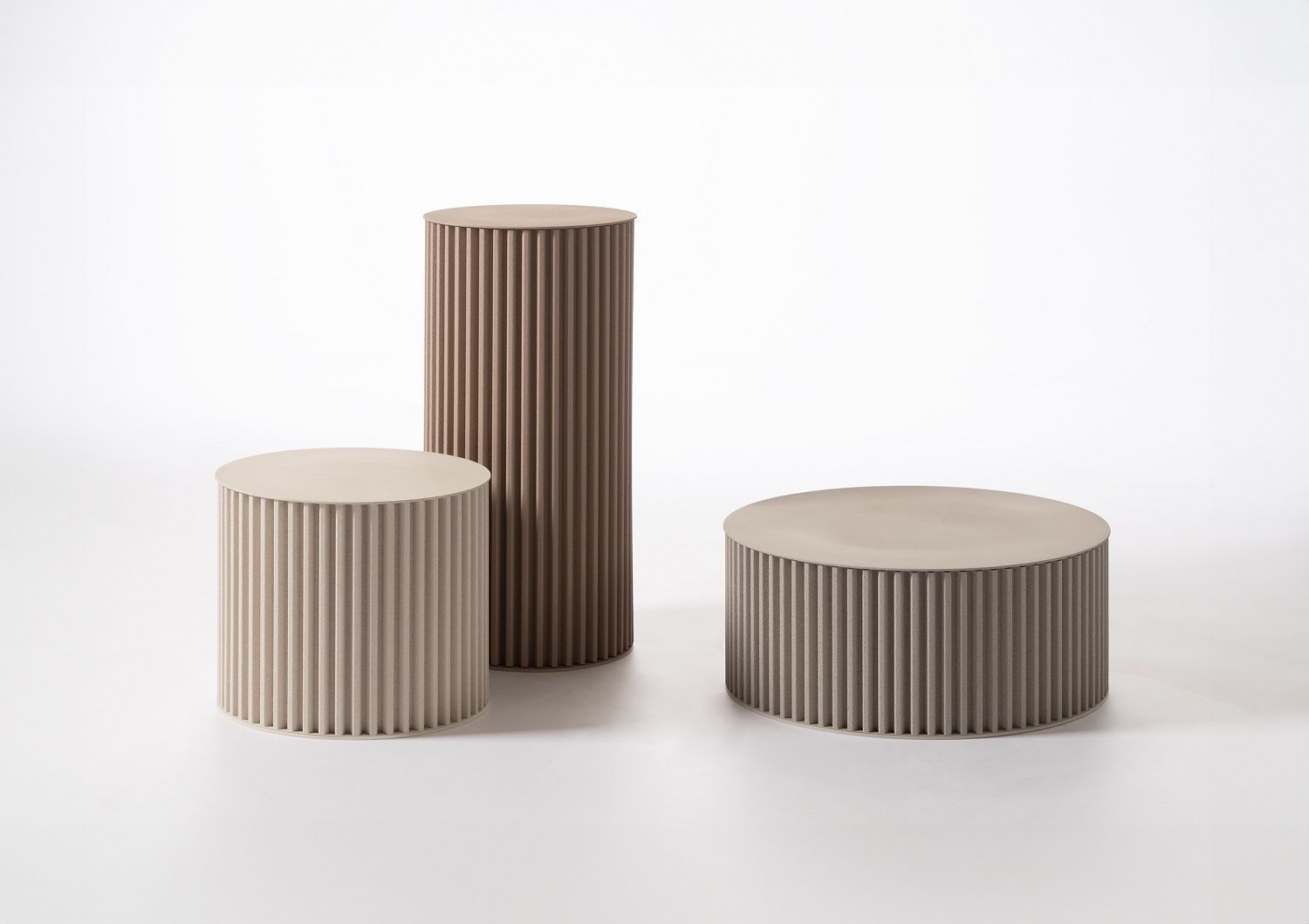 Herclino Side table Table d'appoint Indoor / Outdoor Gris Opinion Ciatti
