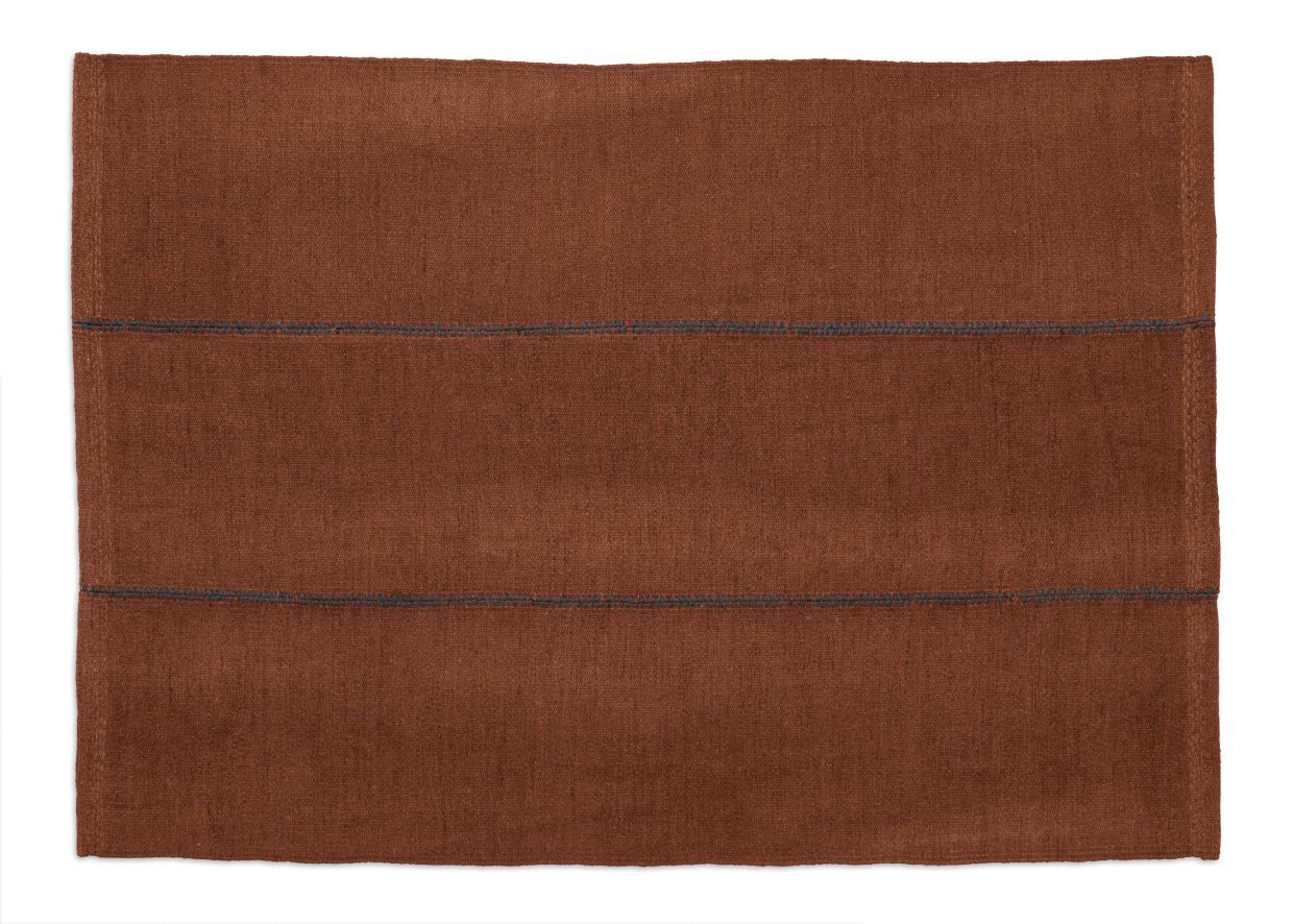 Mía Tapis marron 200x300cm Nanimarquina