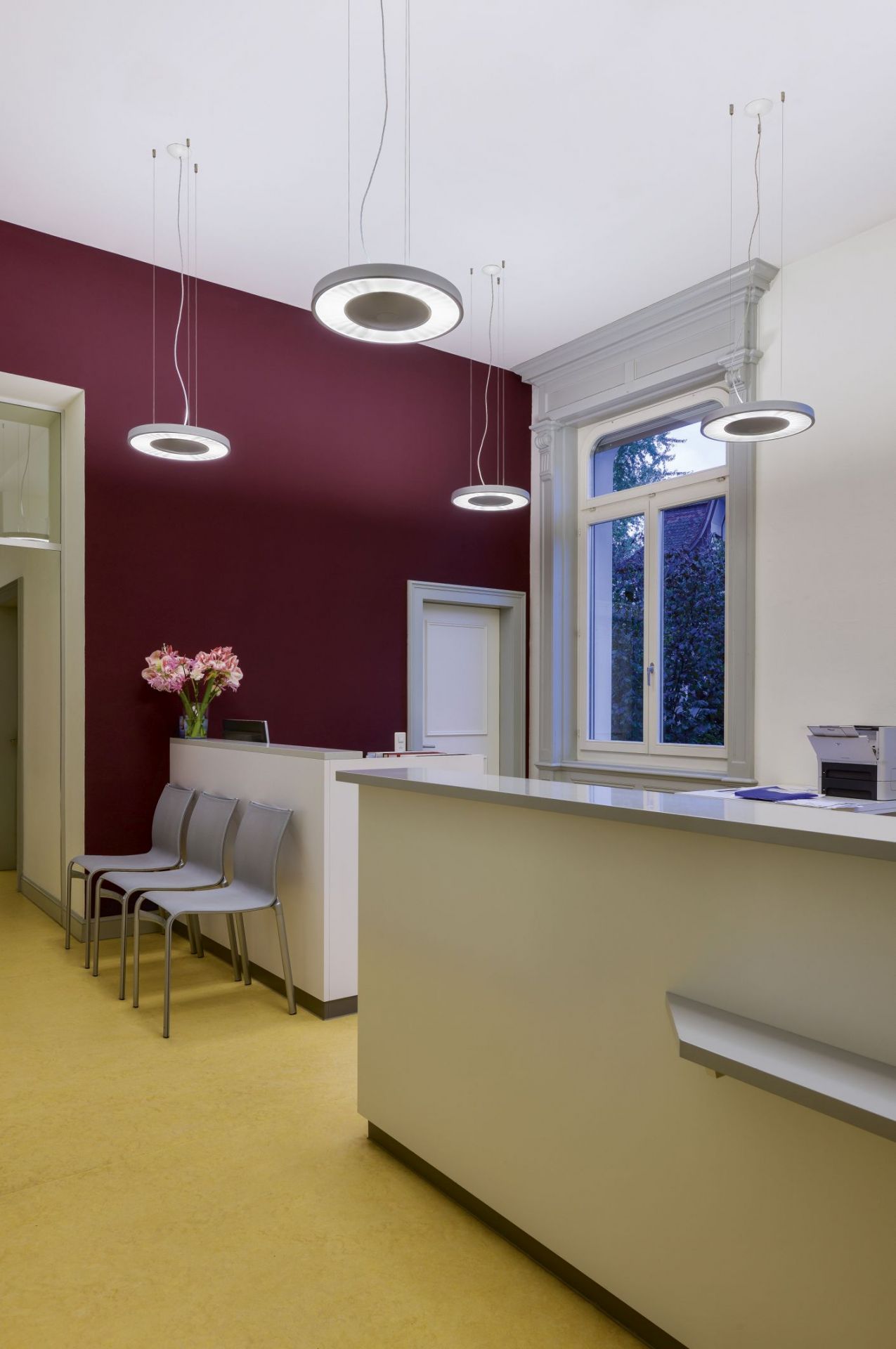 Disk Lampe suspendue noir 3000K Belux