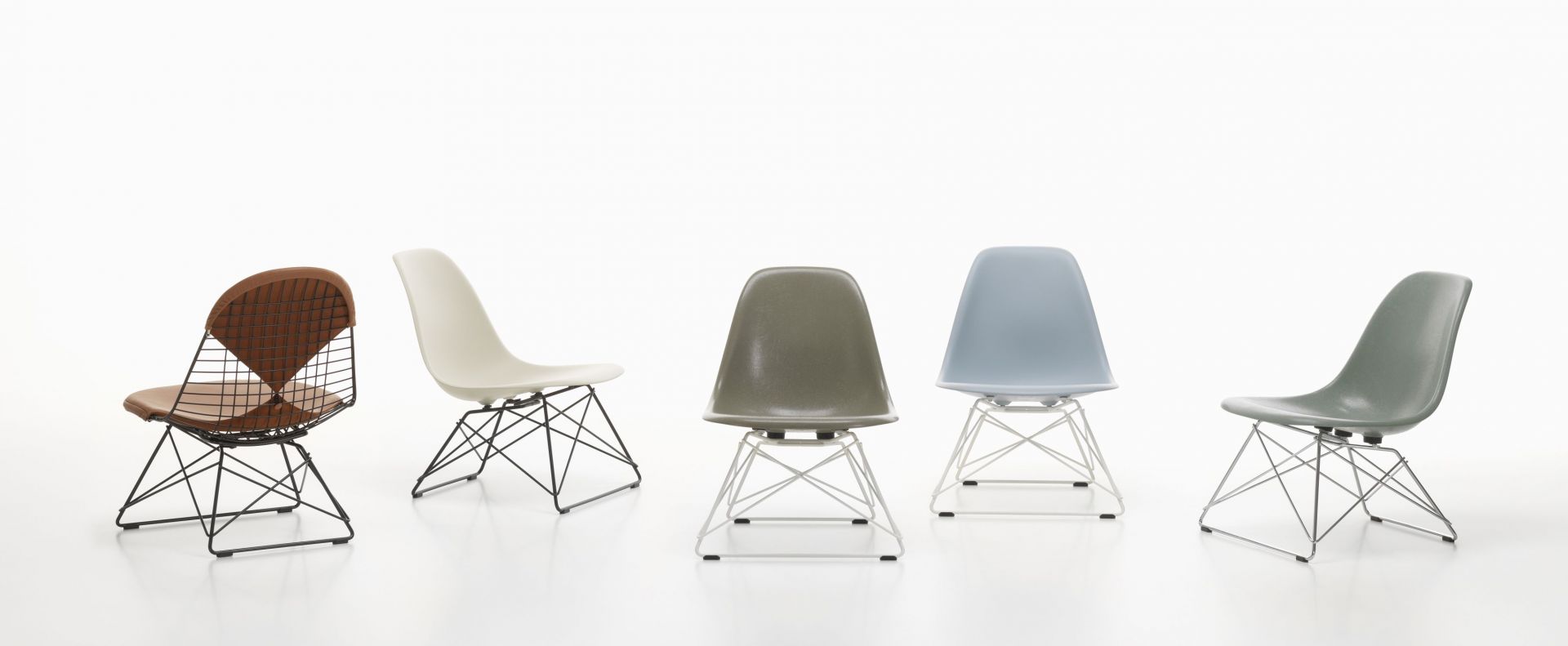 Eames Plastic Side Chair LSR chaise Vitra