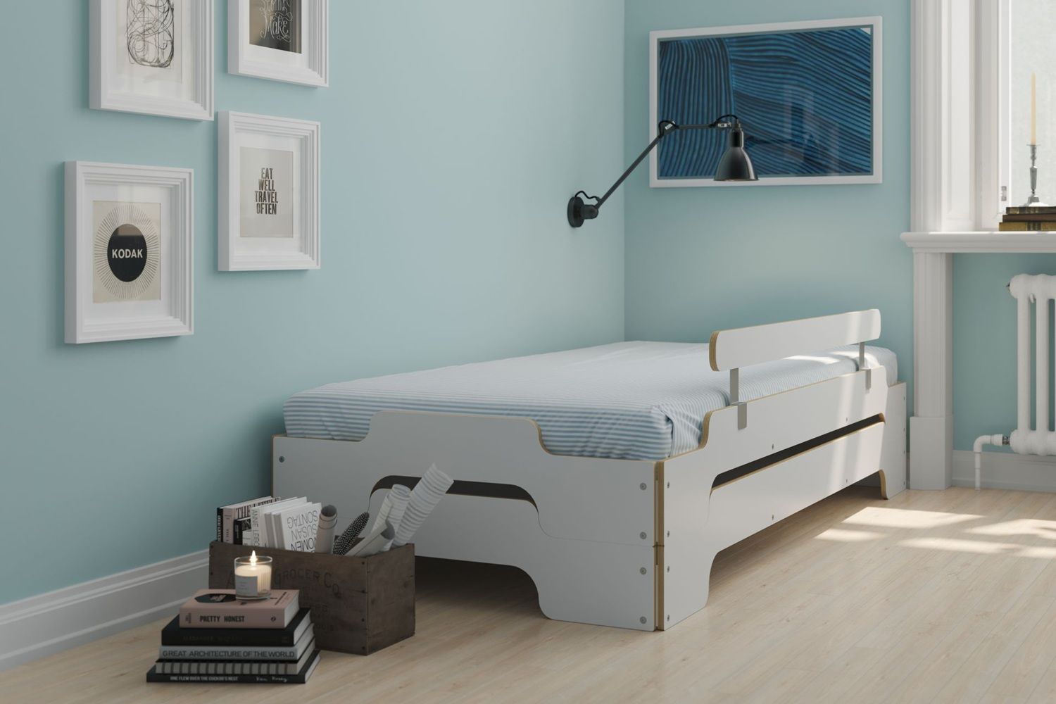 Barre de délimitation / protection contre les chutes pour chaise longue empilable Müller Small Living