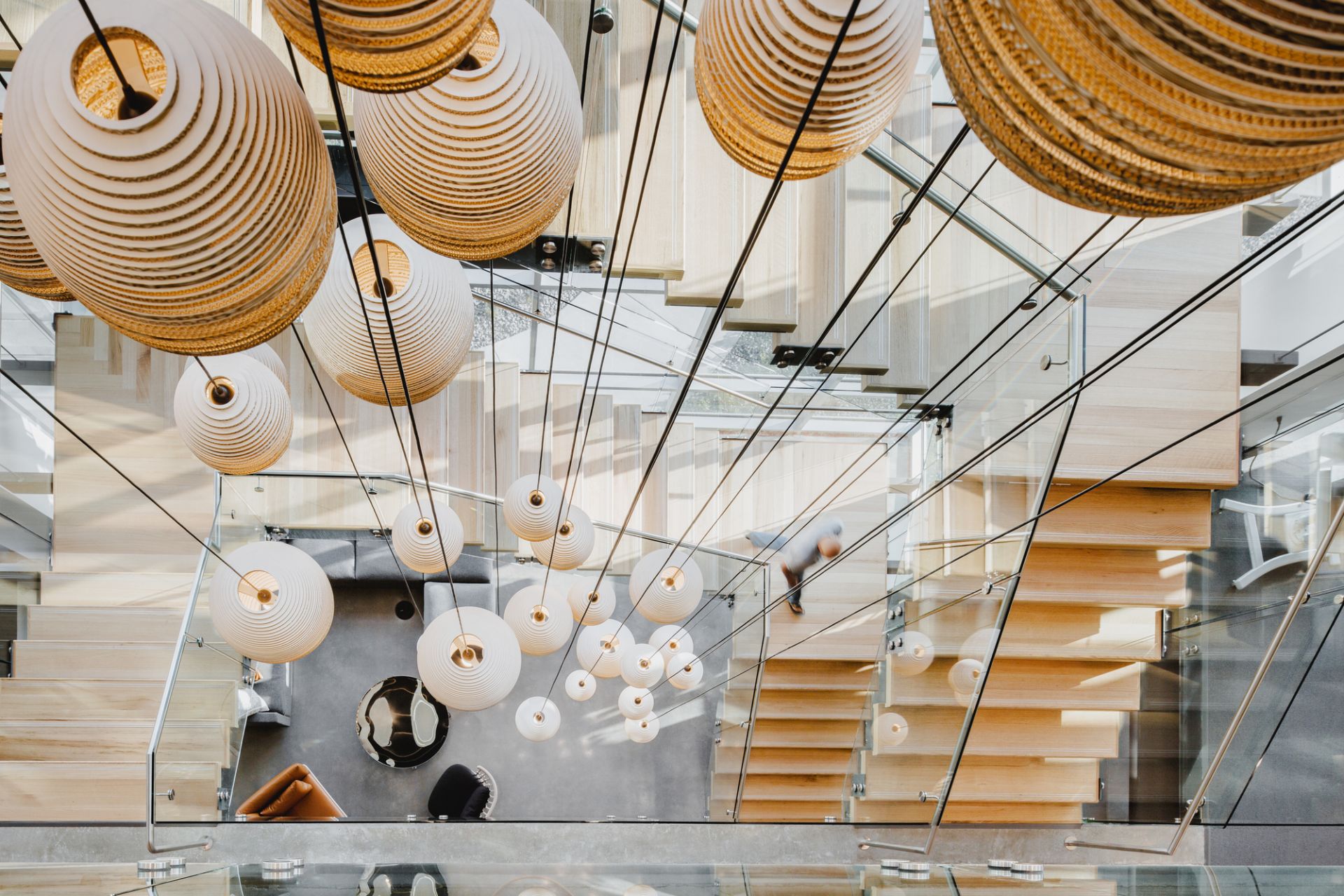 Scraplights Ausi 8 Lampe Suspension Blanc Graypants